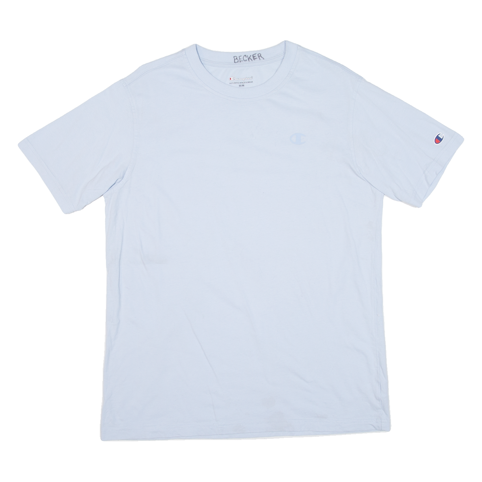 CHAMPION Mens T-Shirt Blue M Refurbished - N/A refurbished available on Cerqular