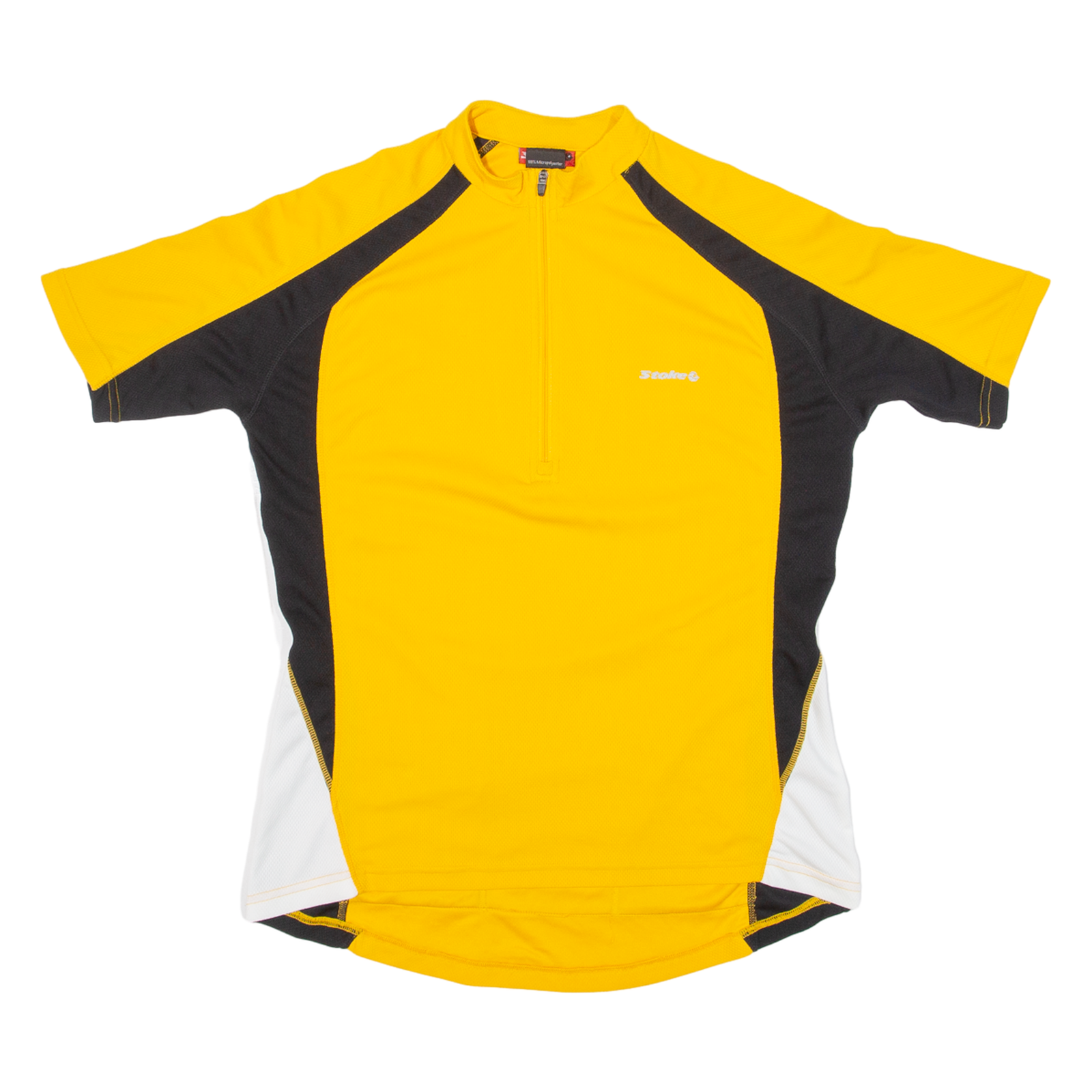 STOKE Cycling Mens Jersey Yellow 1/2 Zip M Refurbished - N/A refurbished available on Cerqular