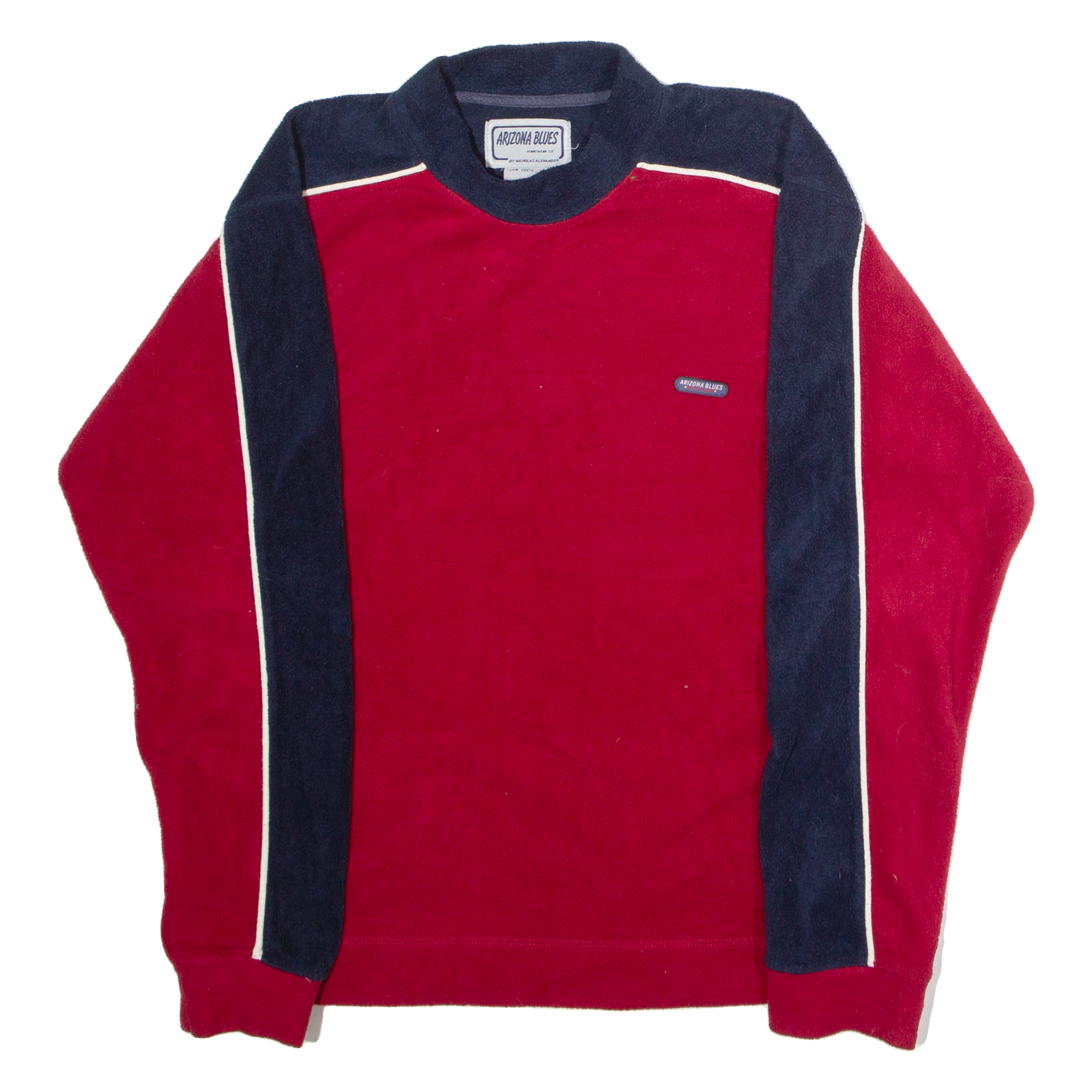 Buy ARIZONA BLUES Mens Fleece Red Colourblock High Neck 90s M Refurbished - $23.39 ARIZONA BLUES Mens Fleece Red Colourblock High Neck 90s M Refurbished - N/A refurbished available on Cerqular
