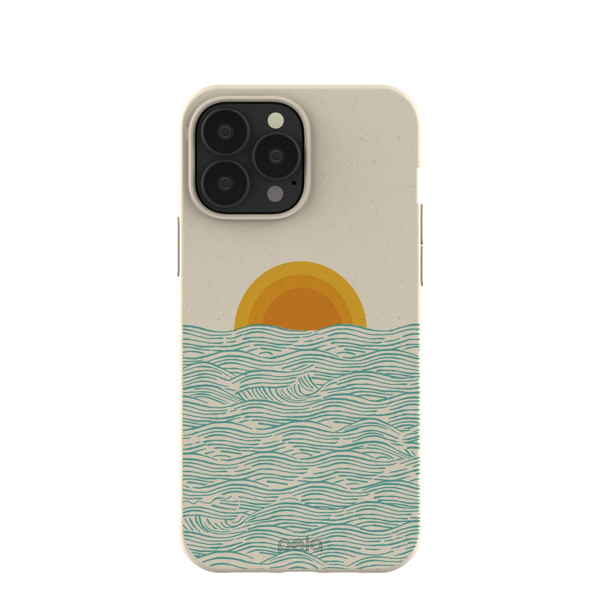 London Fog Ocean Vista iPhone 13 Pro Max Case Refurbished - Pela Case refurbished available on Cerqular