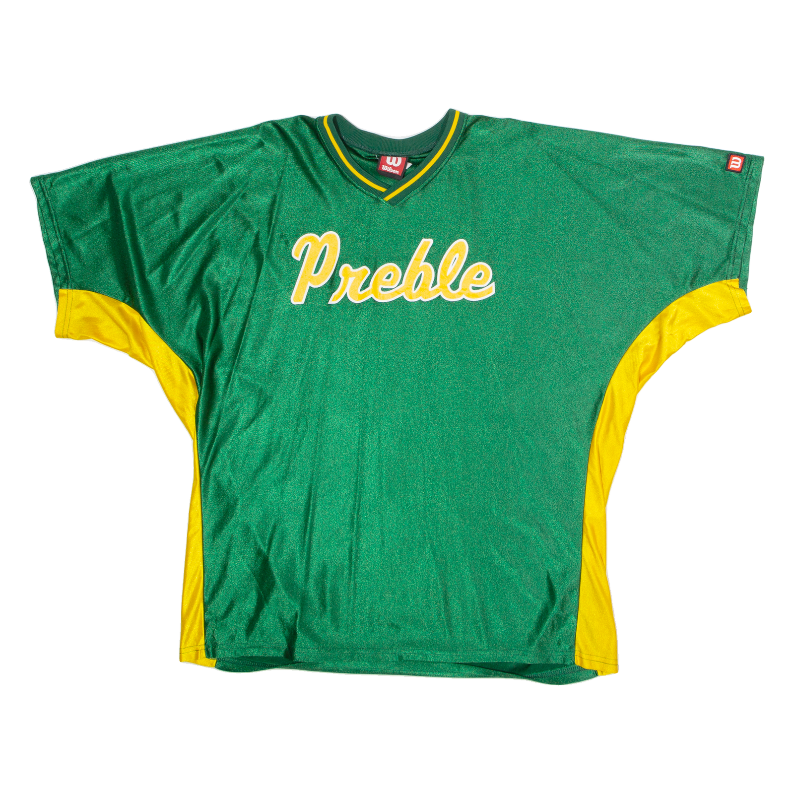 WILSON Preble Mens Jersey Green 90s USA V-Neck M Refurbished - N/A refurbished available on Cerqular