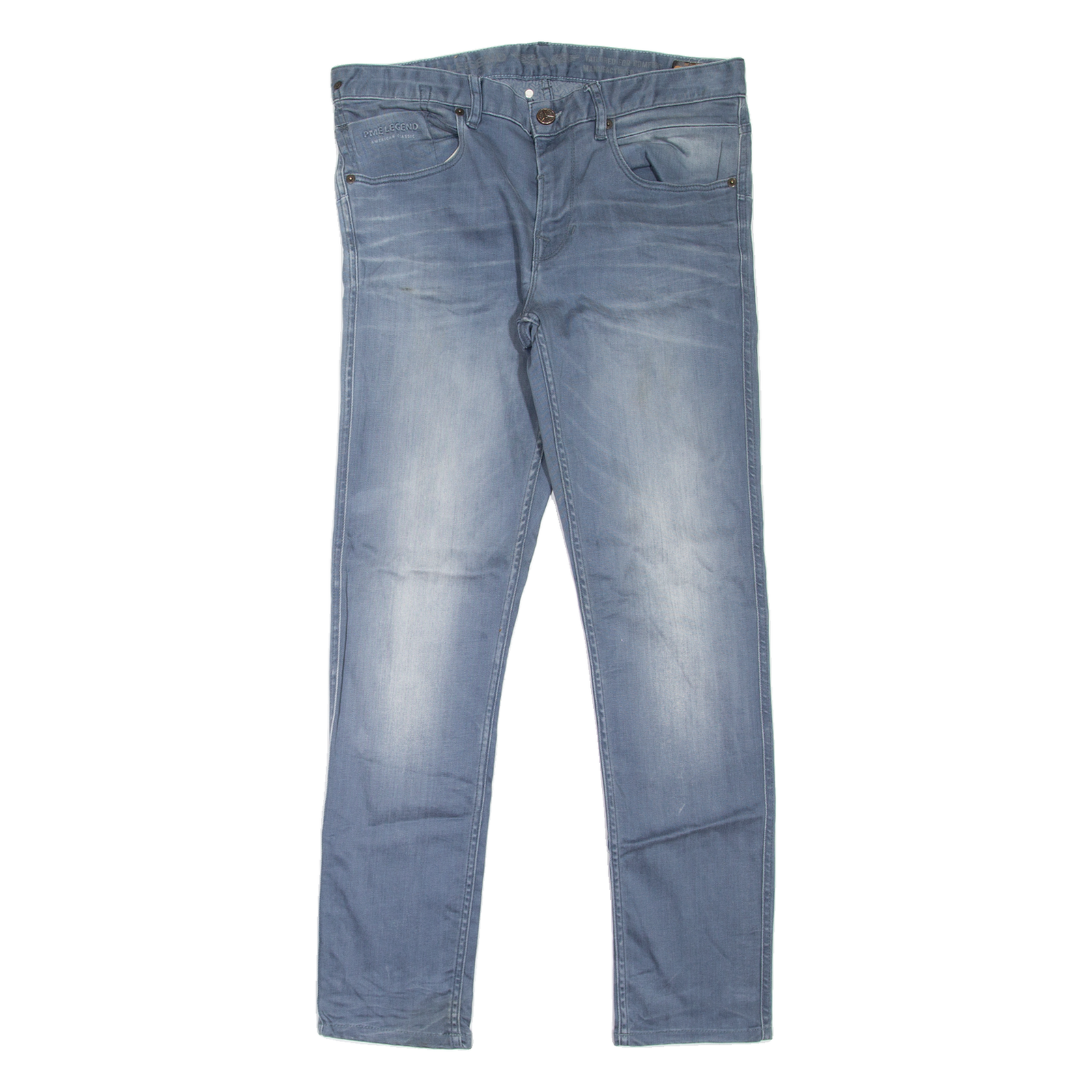 PME LEGEND Mens Jeans Blue Slim Straight Stone Wash W34 L31 Refurbished - N/A refurbished available on Cerqular