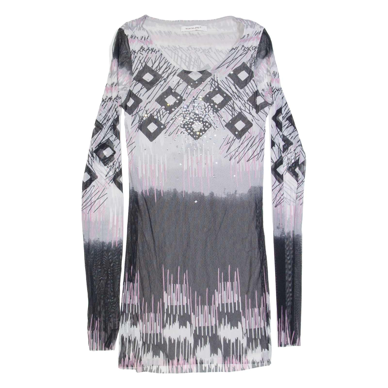 Buy NORTHLAND Womens Printed Top Grey Long Sleeve Crazy Pattern S Refurbished - $16.89 NORTHLAND Womens Printed Top Grey Long Sleeve Crazy Pattern S Refurbished - N/A refurbished available on Cerqular