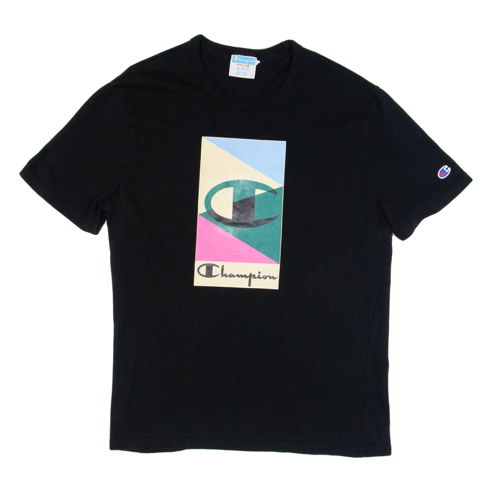 Buy CHAMPION Mens T-Shirt Black M Refurbished - $15.59 CHAMPION Mens T-Shirt Black M Refurbished - N/A refurbished available on Cerqular