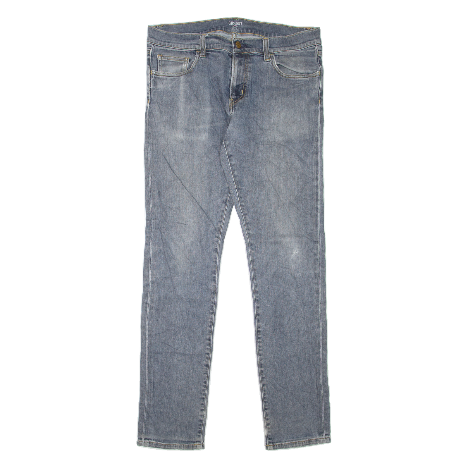 CARHARTT WIP Rebellion Pant Mens Jeans Blue Slim Tapered W32 L32 Refurbished - N/A refurbished available on Cerqular