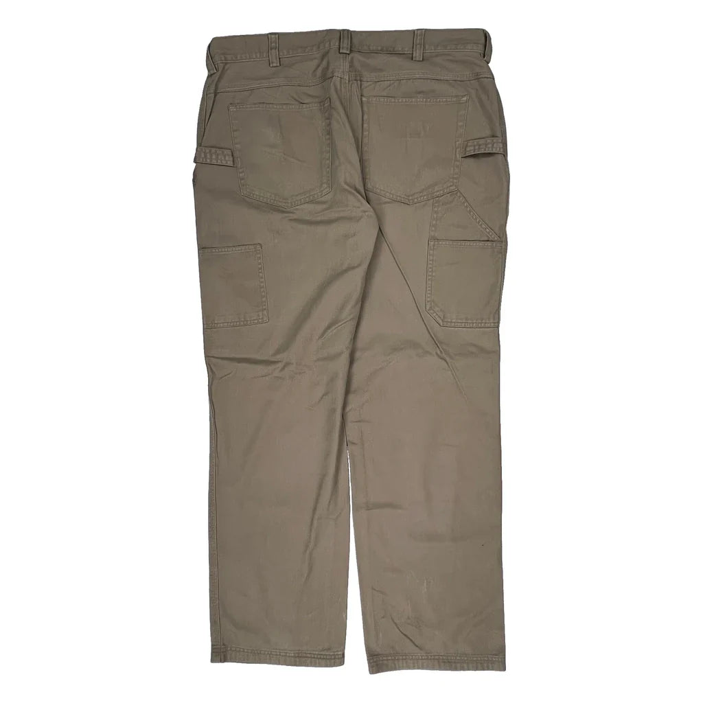 Duluth Cargo Trousers - 38W 32L Khaki Cotton Refurbished - Thrifted (note: this is a term often used to describe second- refurbished available on Cerqular