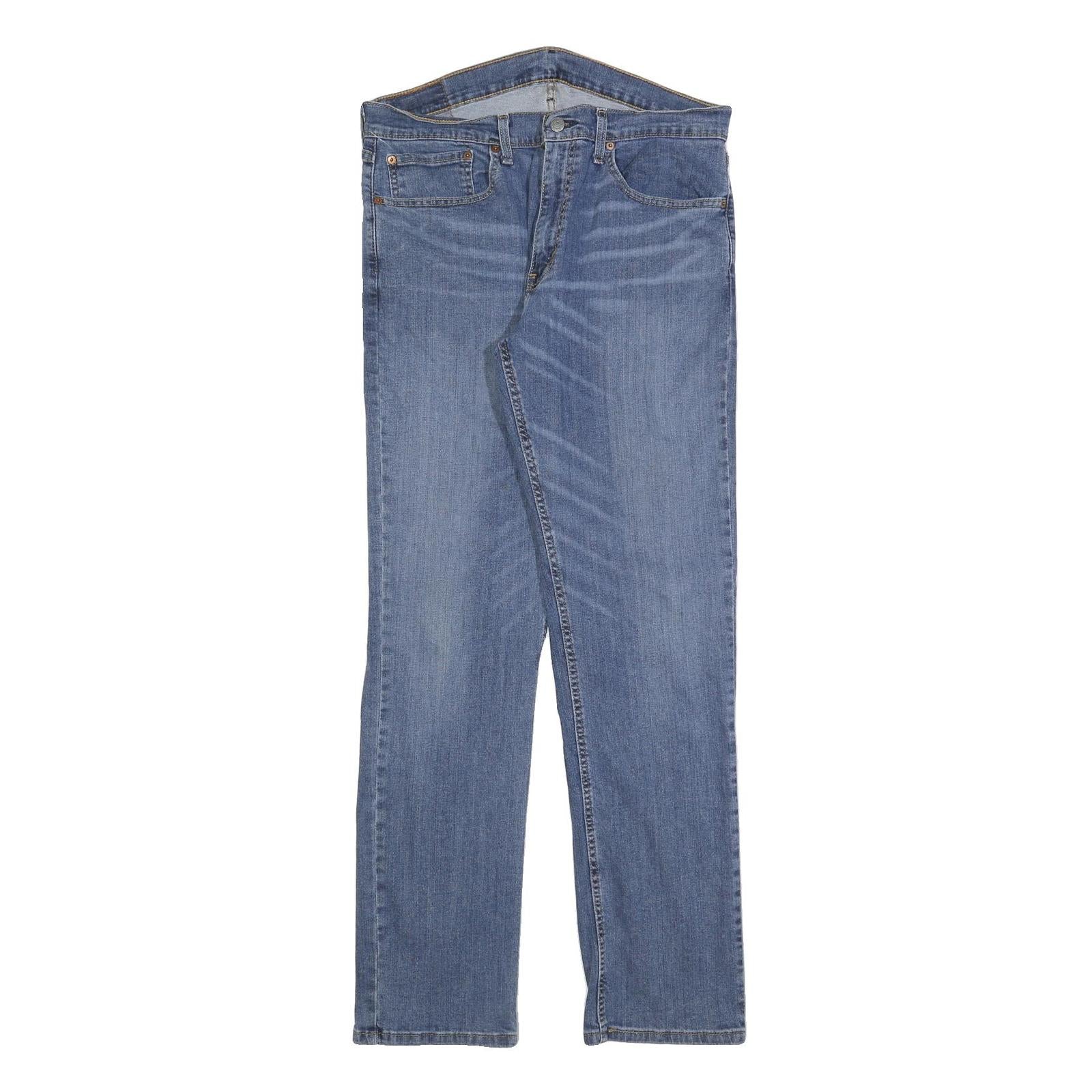 LEVI'S 559 Straight Mens Jeans Blue Relaxed Straight Denim Medium W34 L34 Refurbished - N/A refurbished available on Cerqular