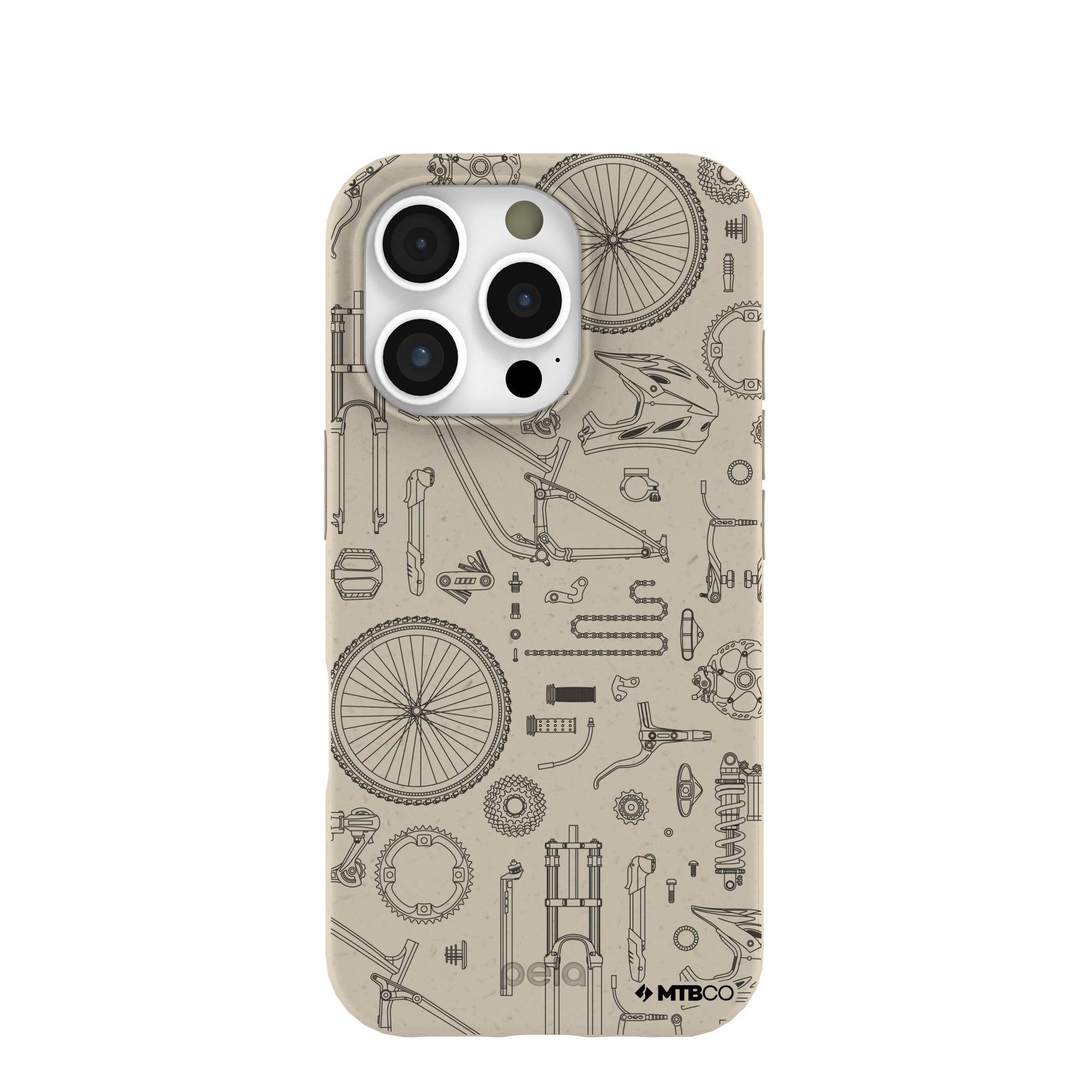 London Fog Changing Gears MTBCO iPhone 16 Pro Case Refurbished - Pela Case refurbished available on Cerqular