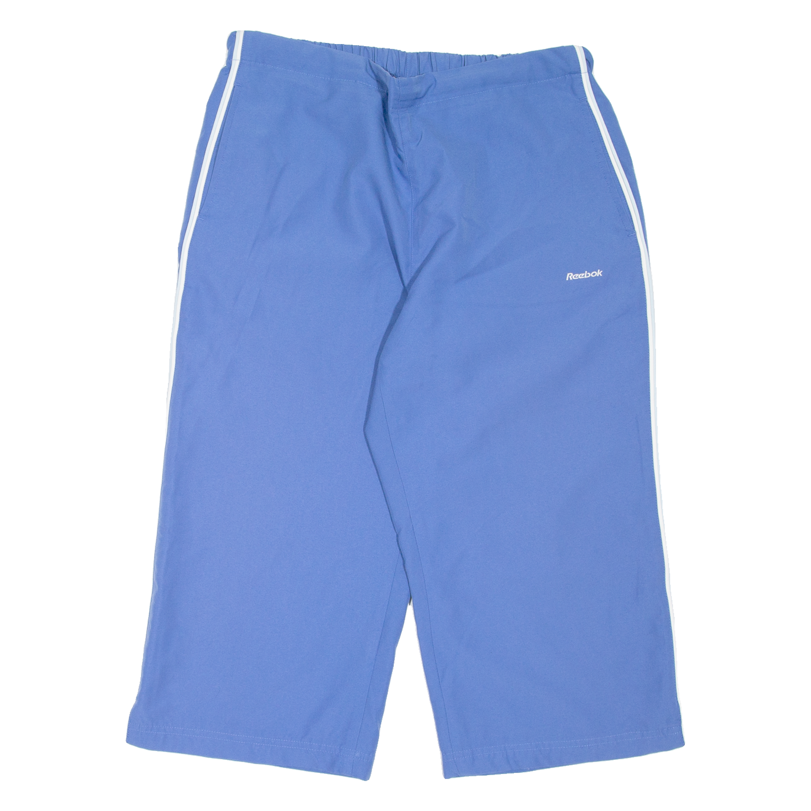 REEBOK Womens Sports Shorts Blue UK 14 W30 Refurbished - N/A refurbished available on Cerqular