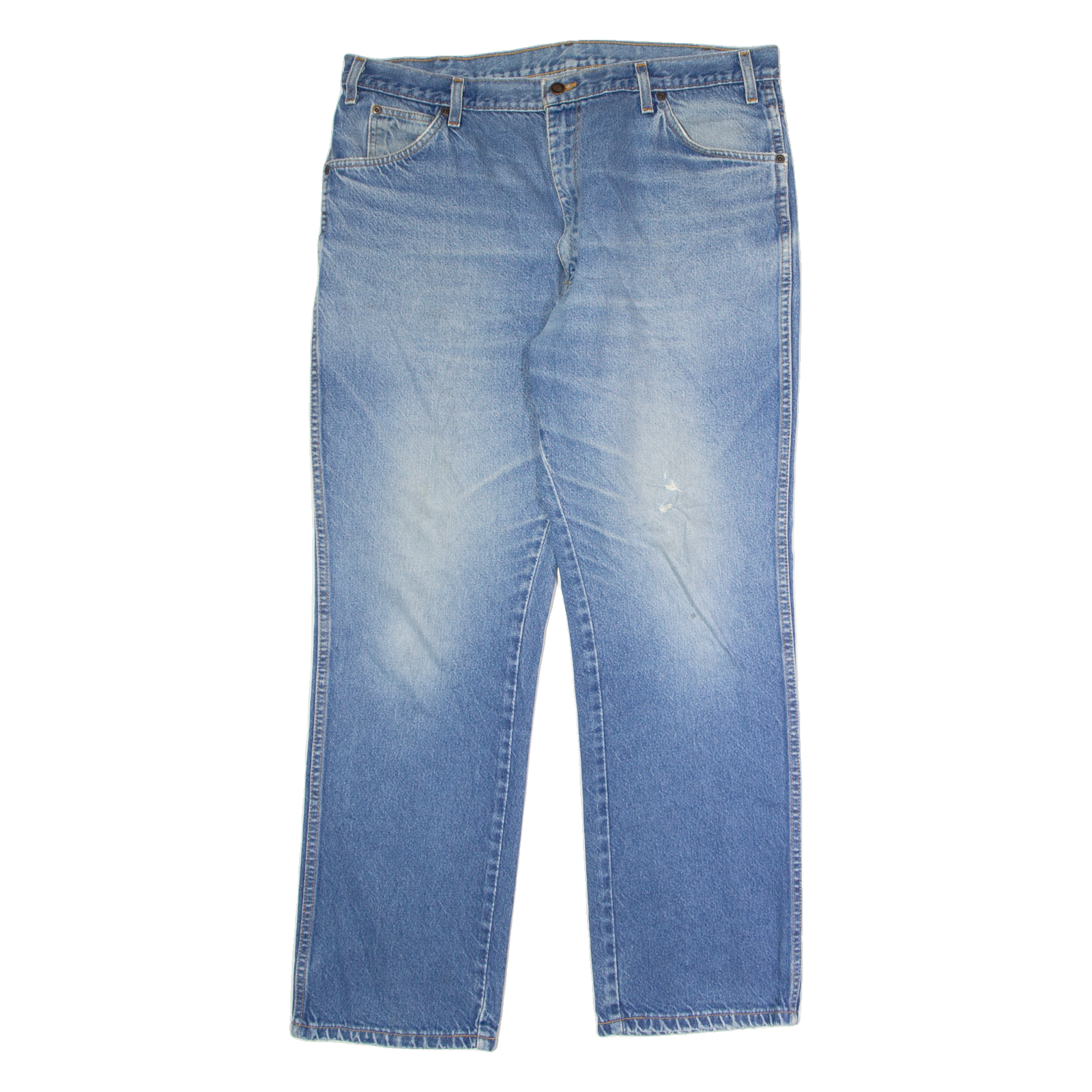 DICKIES Mens Jeans Blue Regular Straight Stone Wash W40 L32 Refurbished - N/A refurbished available on Cerqular