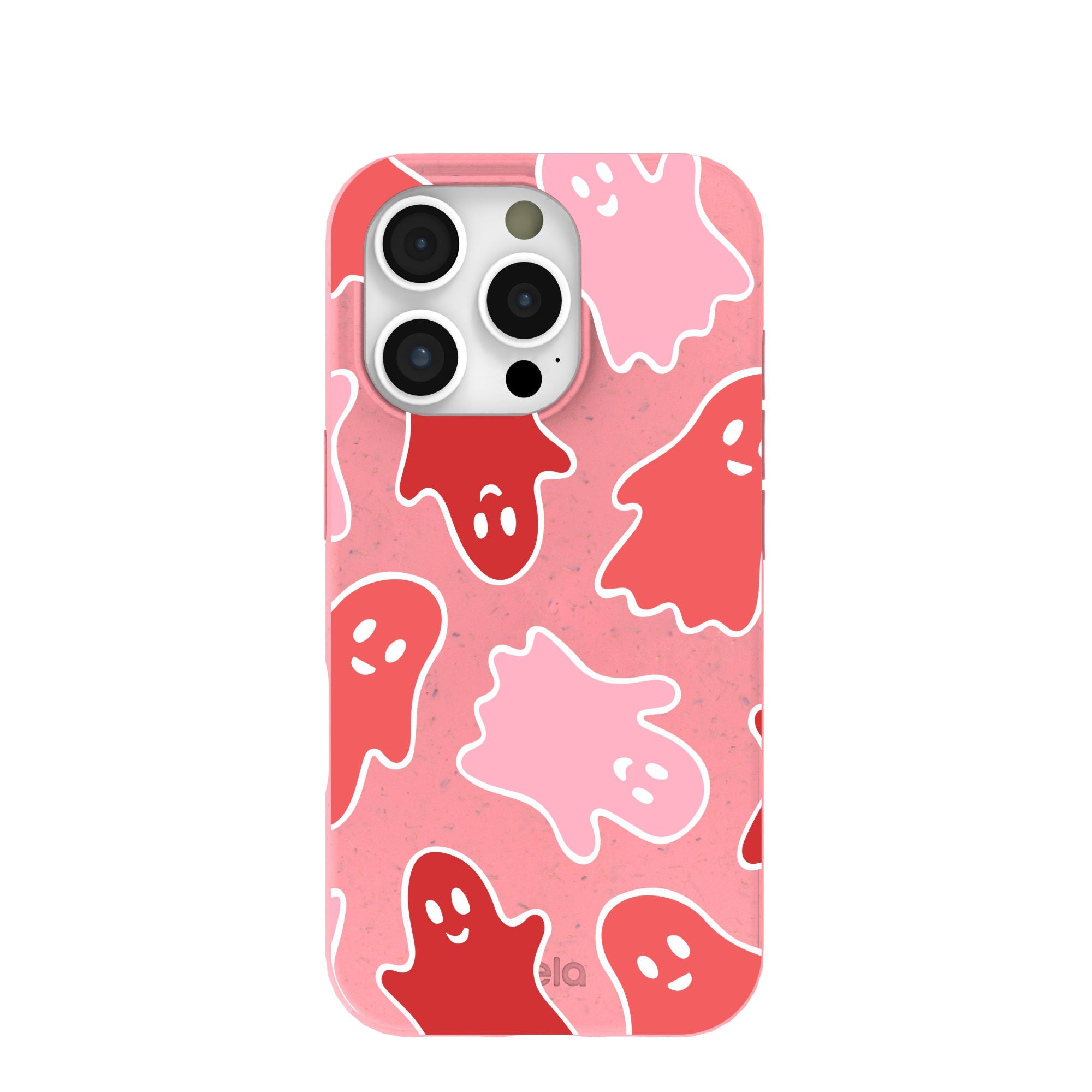 Bubblegum Pink Phantom Pals iPhone 16 Pro Case Refurbished - Pela Case refurbished available on Cerqular