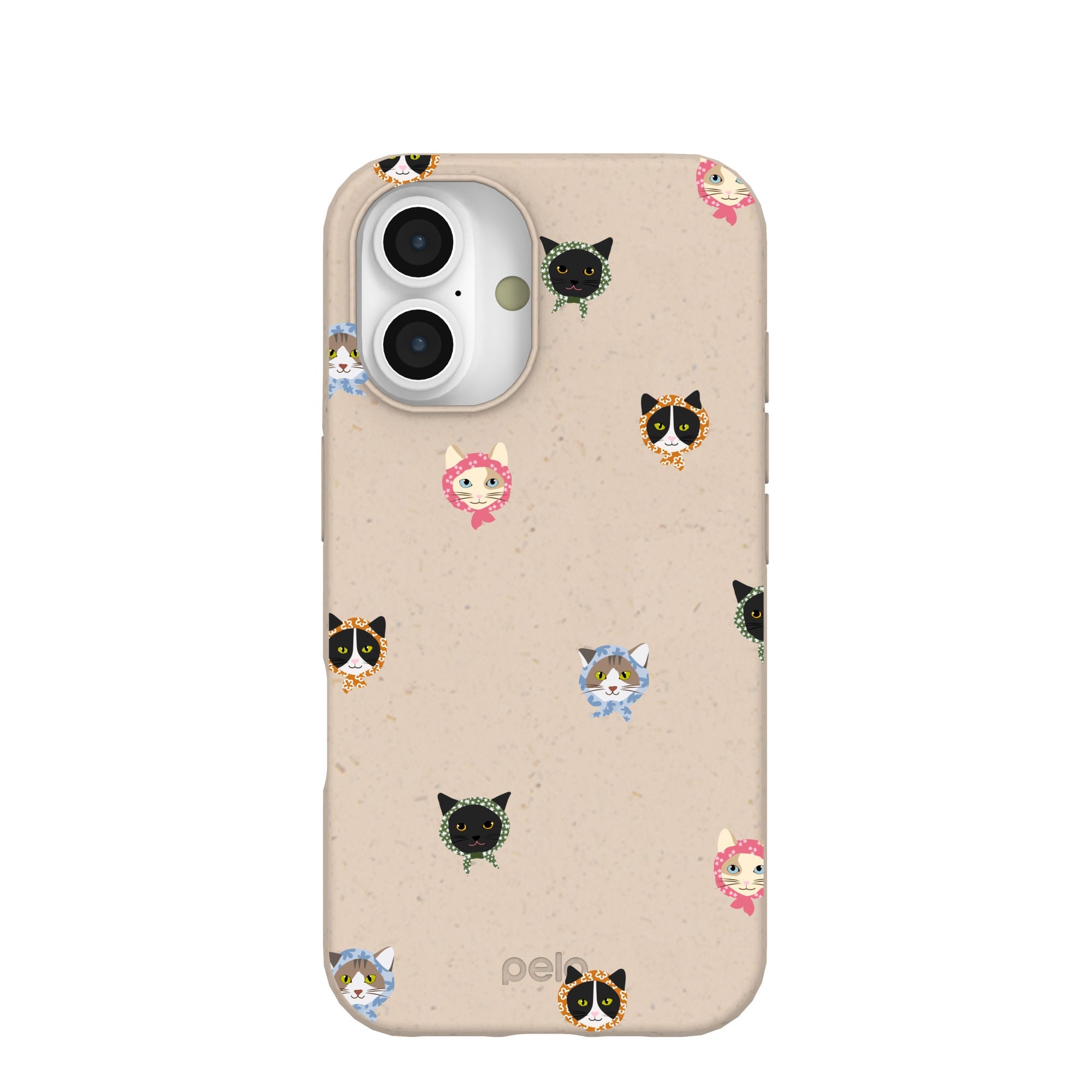 Seashell Cat Couture iPhone 16 Case Refurbished - Pela Case refurbished available on Cerqular