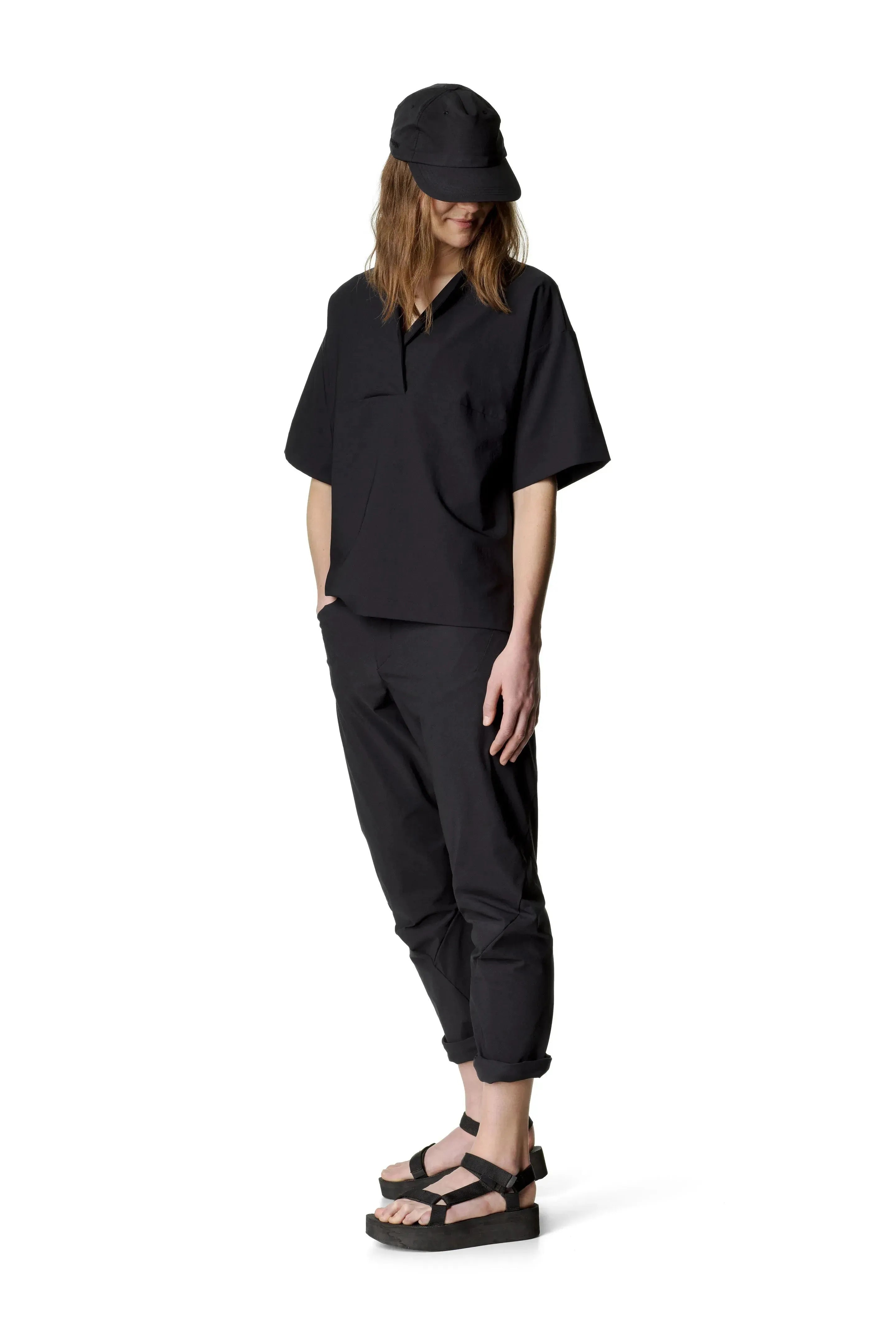 Buy W's Cosmo Top | Color: true black | Size: M Refurbished - $100.00 W's Cosmo Top | Color: true black | Size: M Refurbished - Houdini Sportswear refurbished available on Cerqular
