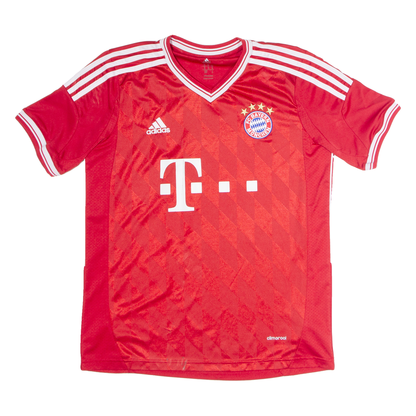 ADIDAS FC Bayern Munchen Mens Football Shirt Jersey Red V-Neck M Refurbished - N/A refurbished available on Cerqular