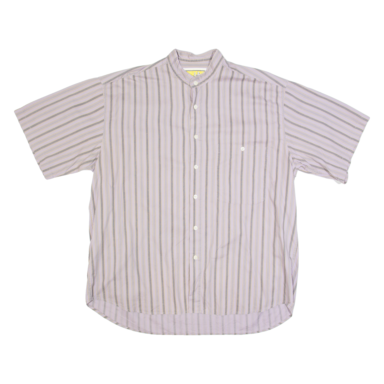ALBANES Mens Shirt Purple 90s Striped L Refurbished - N/A refurbished available on Cerqular