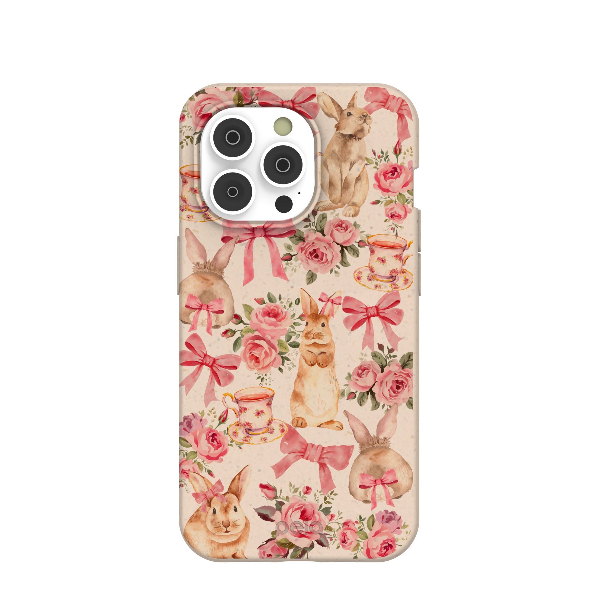 Seashell Garden Party iPhone 14 Pro Case Refurbished - Pela Case refurbished available on Cerqular