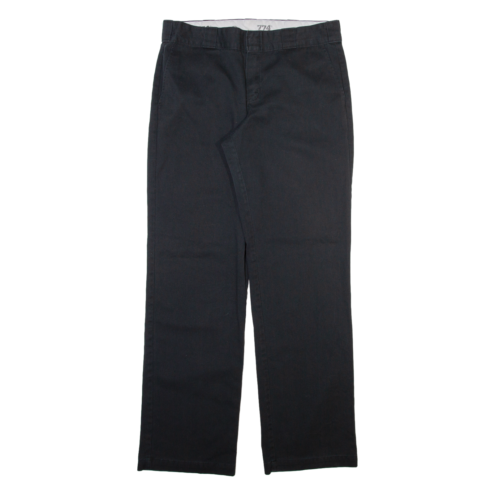 DICKIES 774 Womens Trousers Black Regular Straight W32 L32 Refurbished - N/A refurbished available on Cerqular