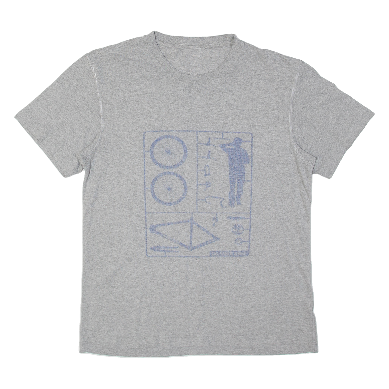 TIMBERLAND Bike Mens T-Shirt Grey M Refurbished - N/A refurbished available on Cerqular