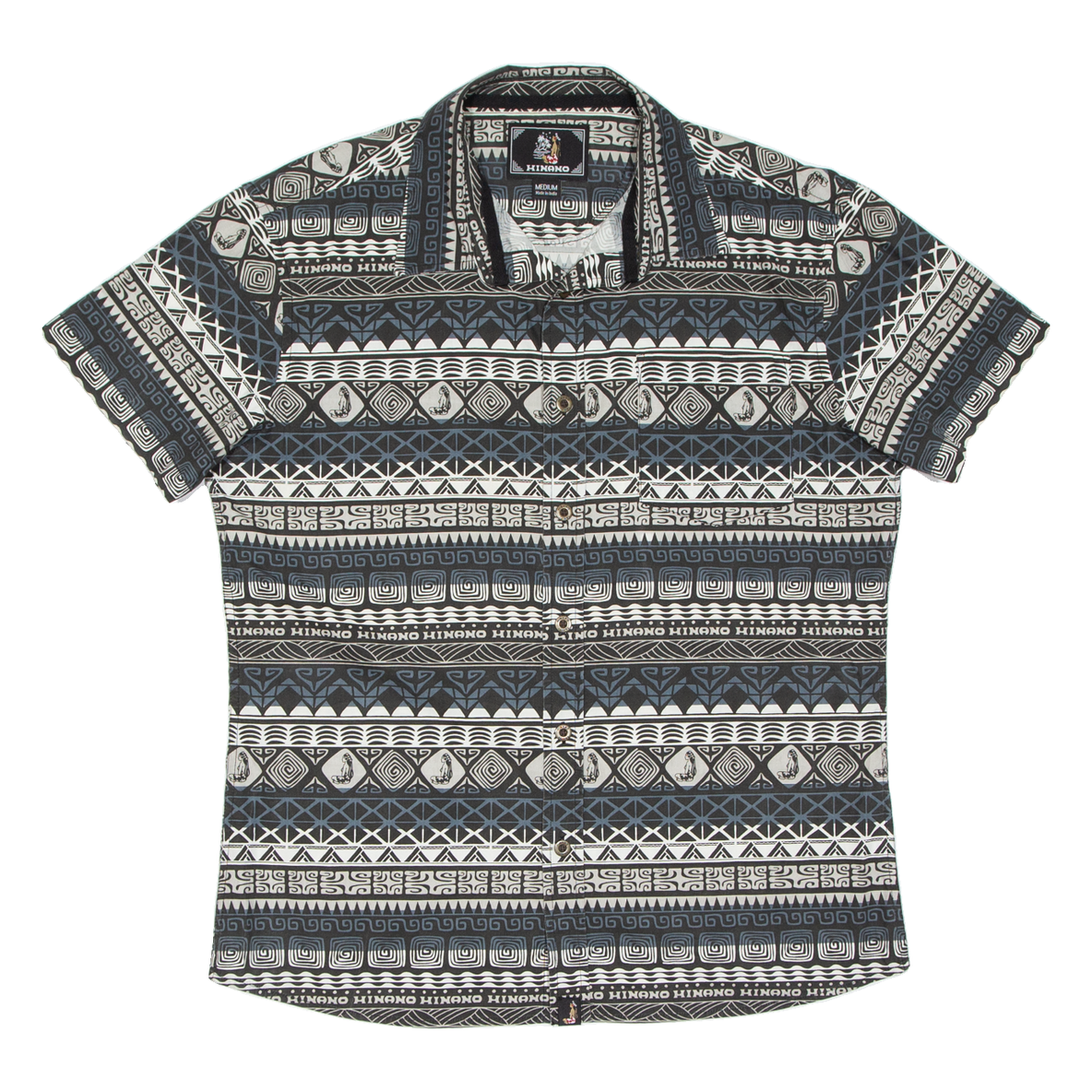 Mens Shirt Black Crazy Pattern M Refurbished - N/A refurbished available on Cerqular