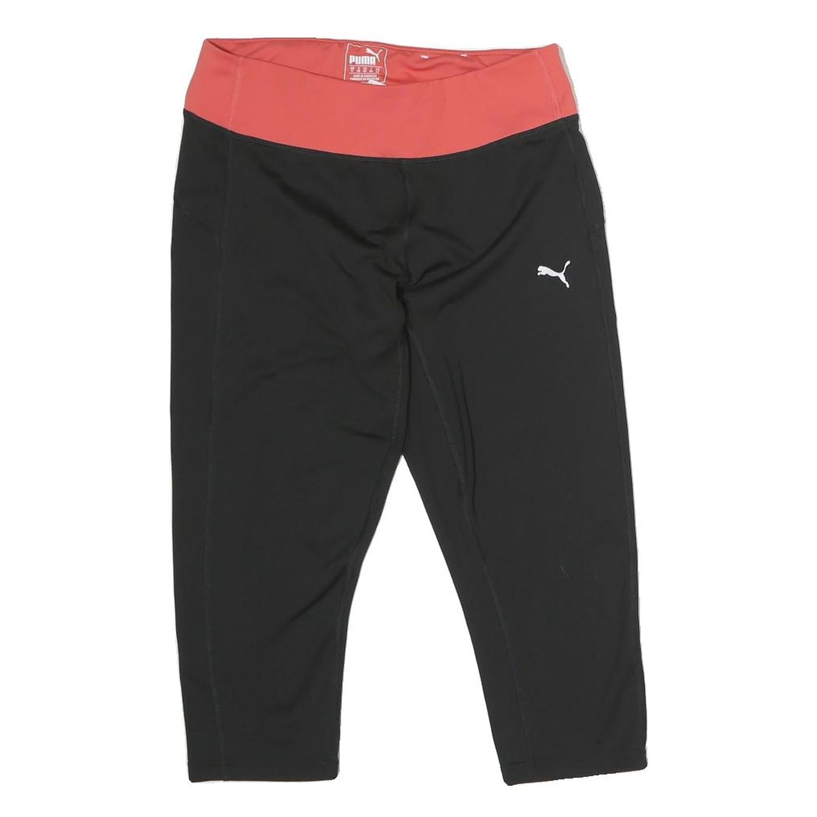 PUMA Womens Joggers Black & Coral Slim Tapered M W26 L17 Activewear Gym Fitness Refurbished - N/A refurbished available on Cerqular