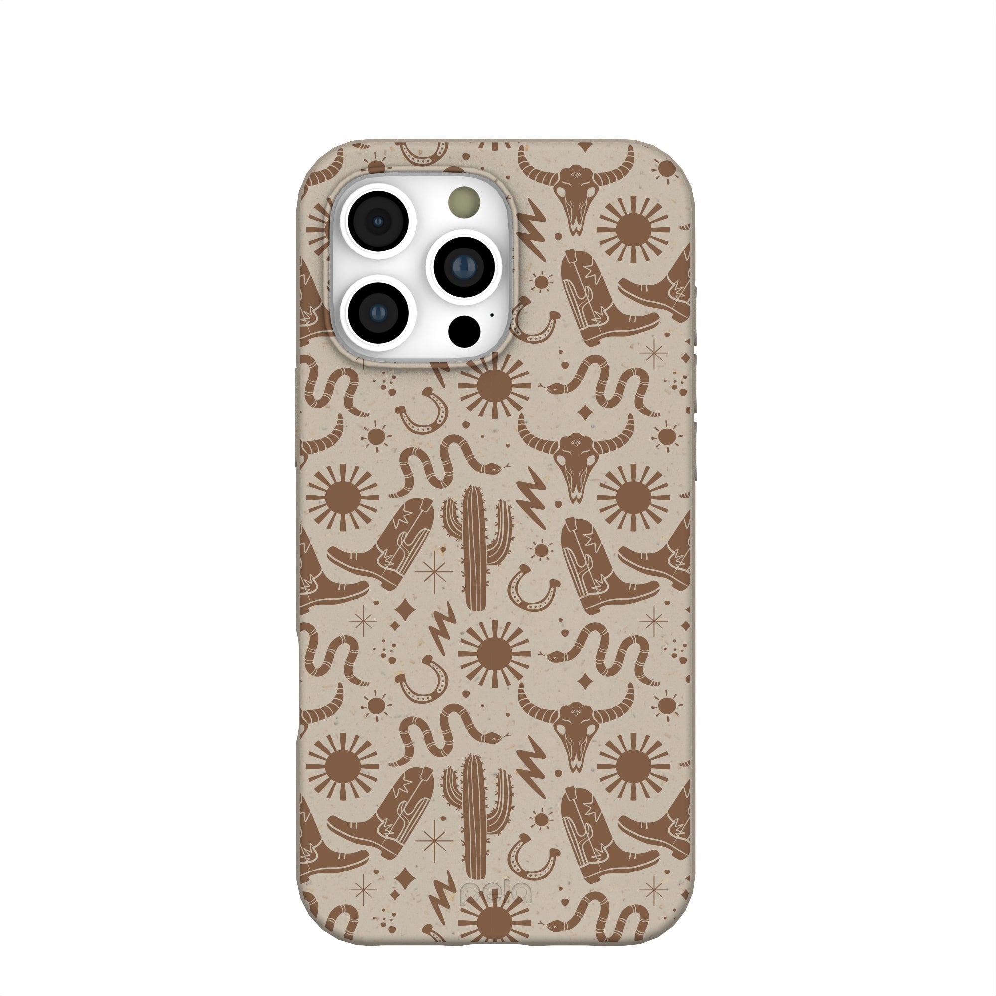 London Fog Wild West iPhone 16 Pro Max Case Refurbished - Pela Case refurbished available on Cerqular