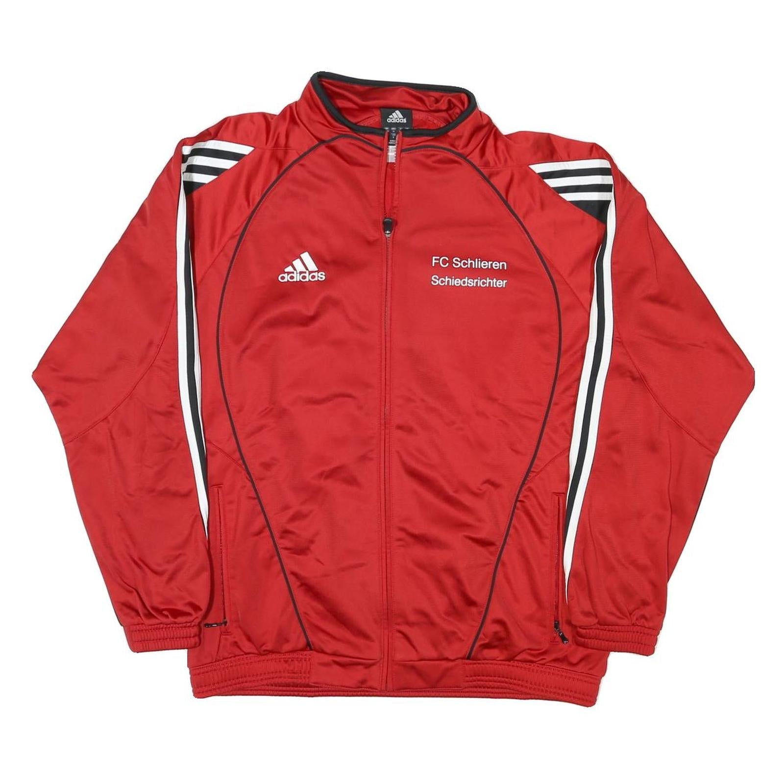 Buy ADIDAS Mens Red & Black FC Schlieren Schiedsrichter Zip Jacket M Polyester Blend Refurbished - $41.59 ADIDAS Mens Red & Black FC Schlieren Schiedsrichter Zip Jacket M Polyester Blend Refurbished - N/A refurbished available on Cerqular