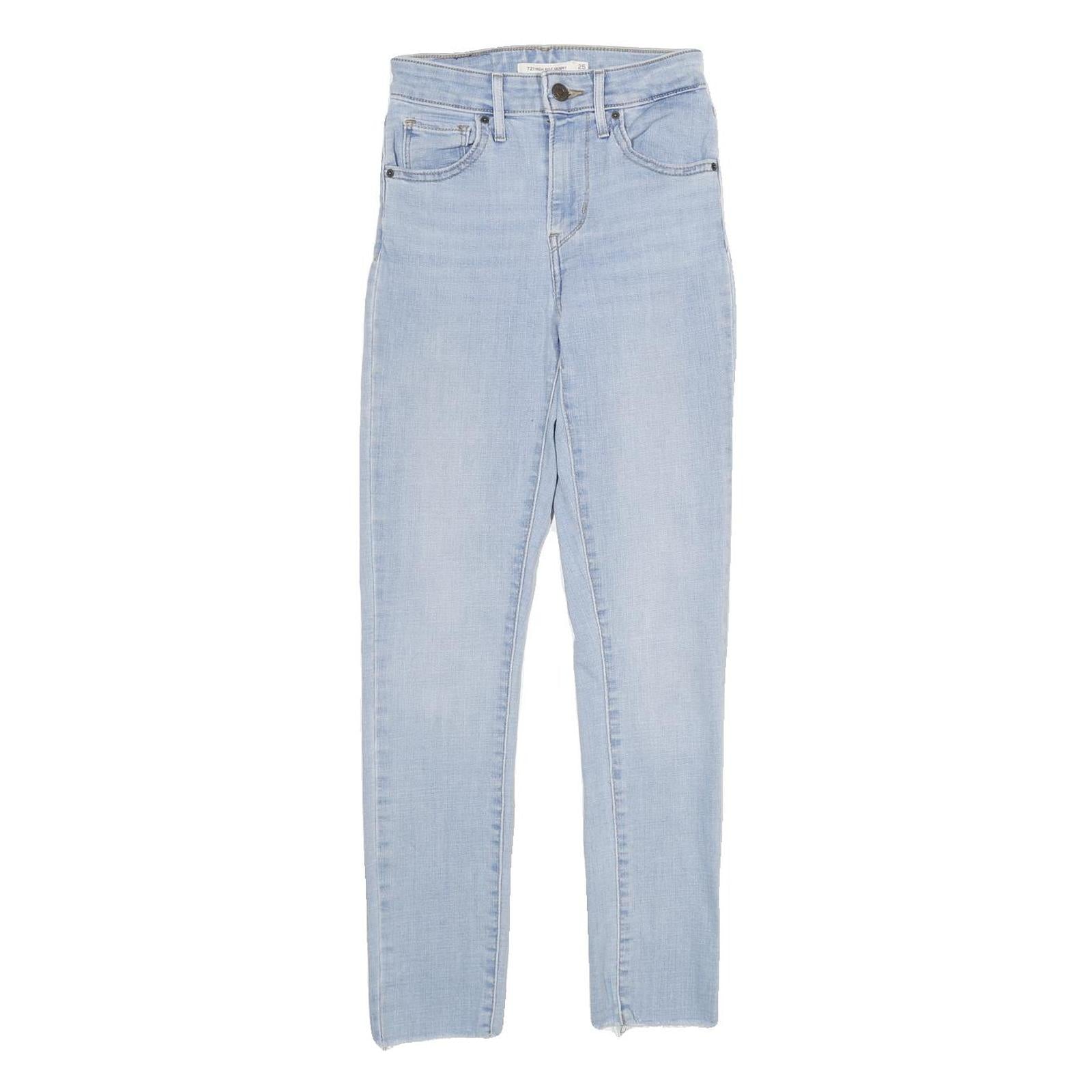 Buy LEVI'S 721 HIGH RISE SKINNY Womens Jeans Blue Slim Skinny Denim Light W25 L27 Refurbished - $41.59 LEVI'S 721 HIGH RISE SKINNY Womens Jeans Blue Slim Skinny Denim Light W25 L27 Refurbished - N/A refurbished available on Cerqular