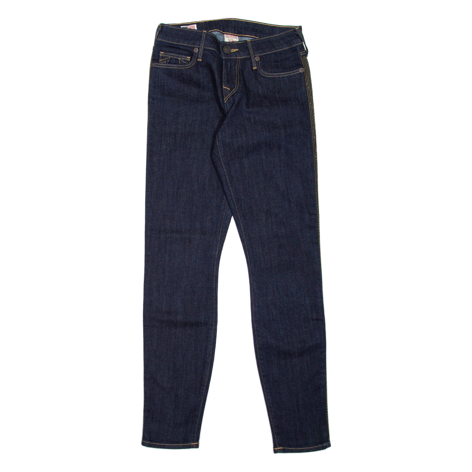TRUE RELIGION Womens Jeans Blue Slim Skinny W25 L29 Refurbished - N/A refurbished available on Cerqular