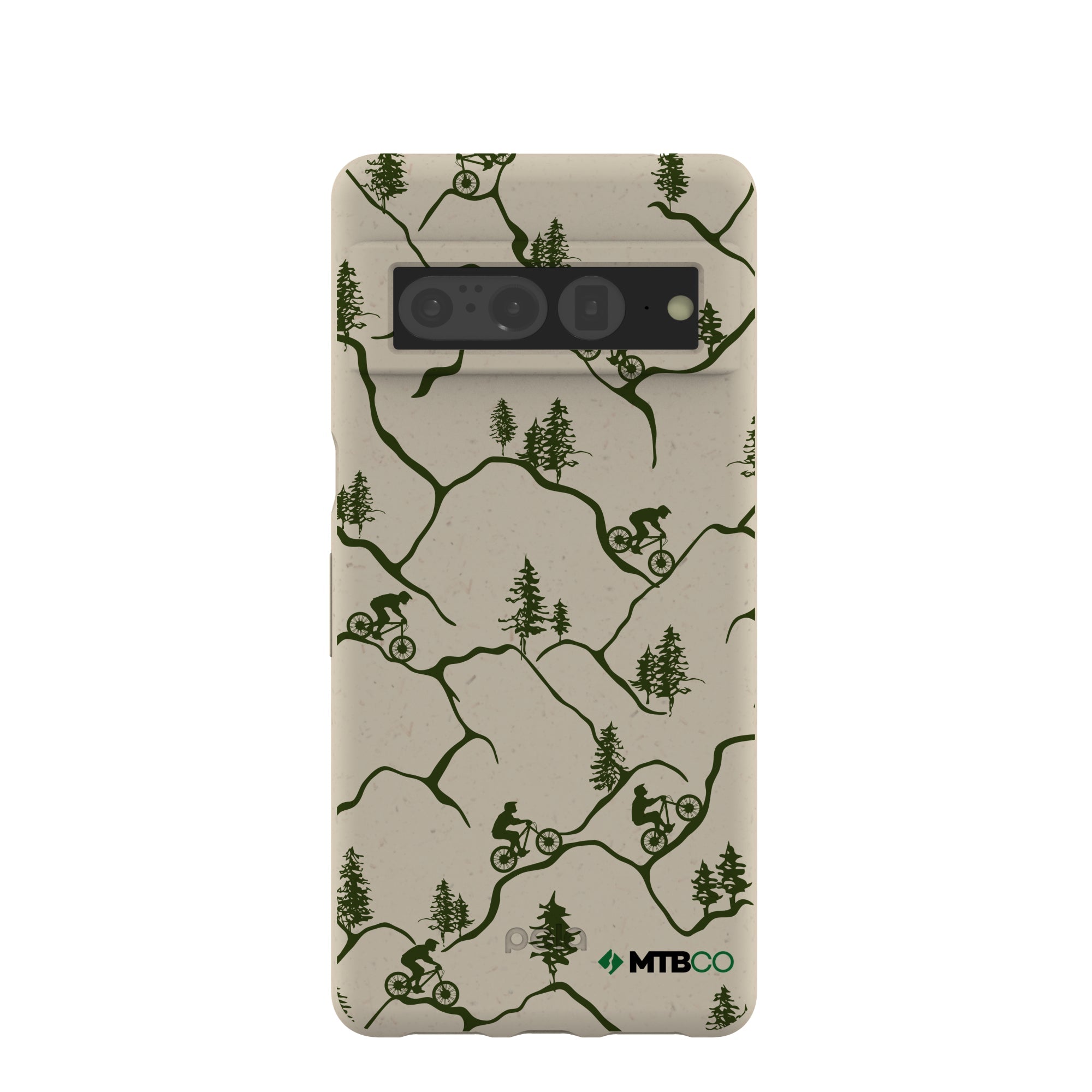 London Fog Bike Trek MTBCO Google Pixel 7 Pro Case Refurbished - Pela Case refurbished available on Cerqular