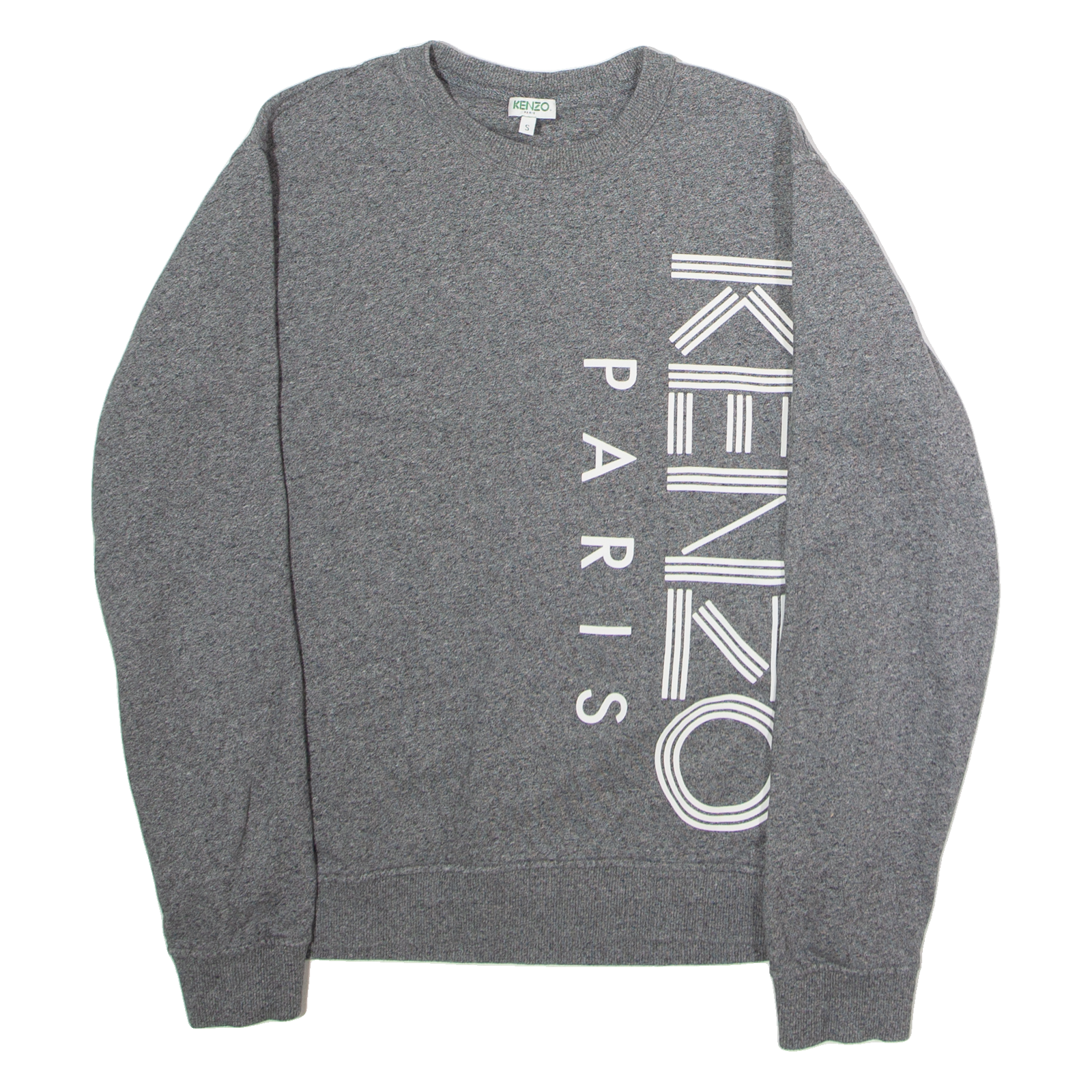 KENZO Mens Sweatshirt Grey Crew Neck S Refurbished - N/A refurbished available on Cerqular