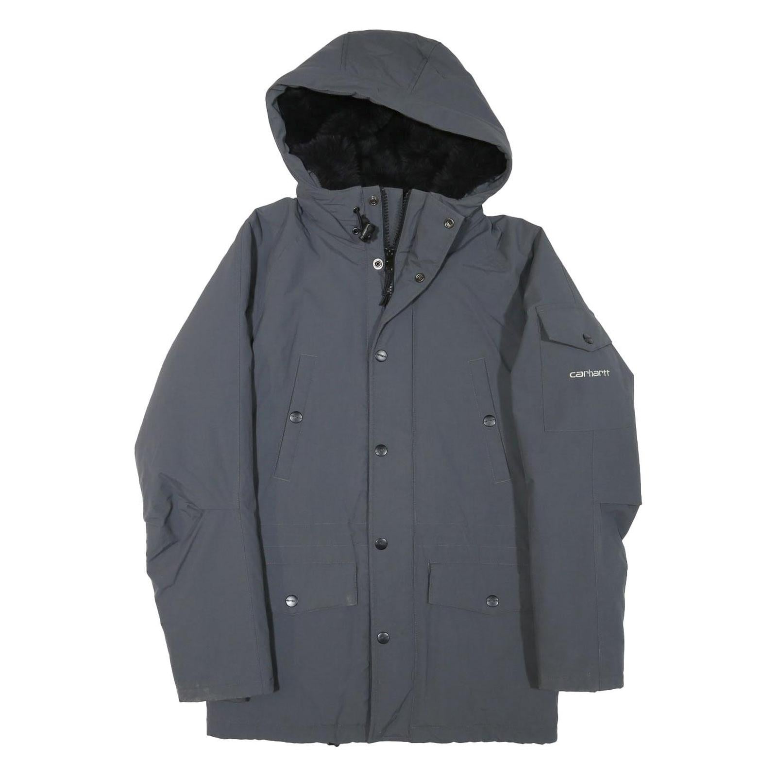 Buy CARHARTT Mens Grey Zip Jacket XS Polyester Blend Plain Workwear Hooded Refurbished - $116.99 CARHARTT Mens Grey Zip Jacket XS Polyester Blend Plain Workwear Hooded Refurbished - N/A refurbished available on Cerqular
