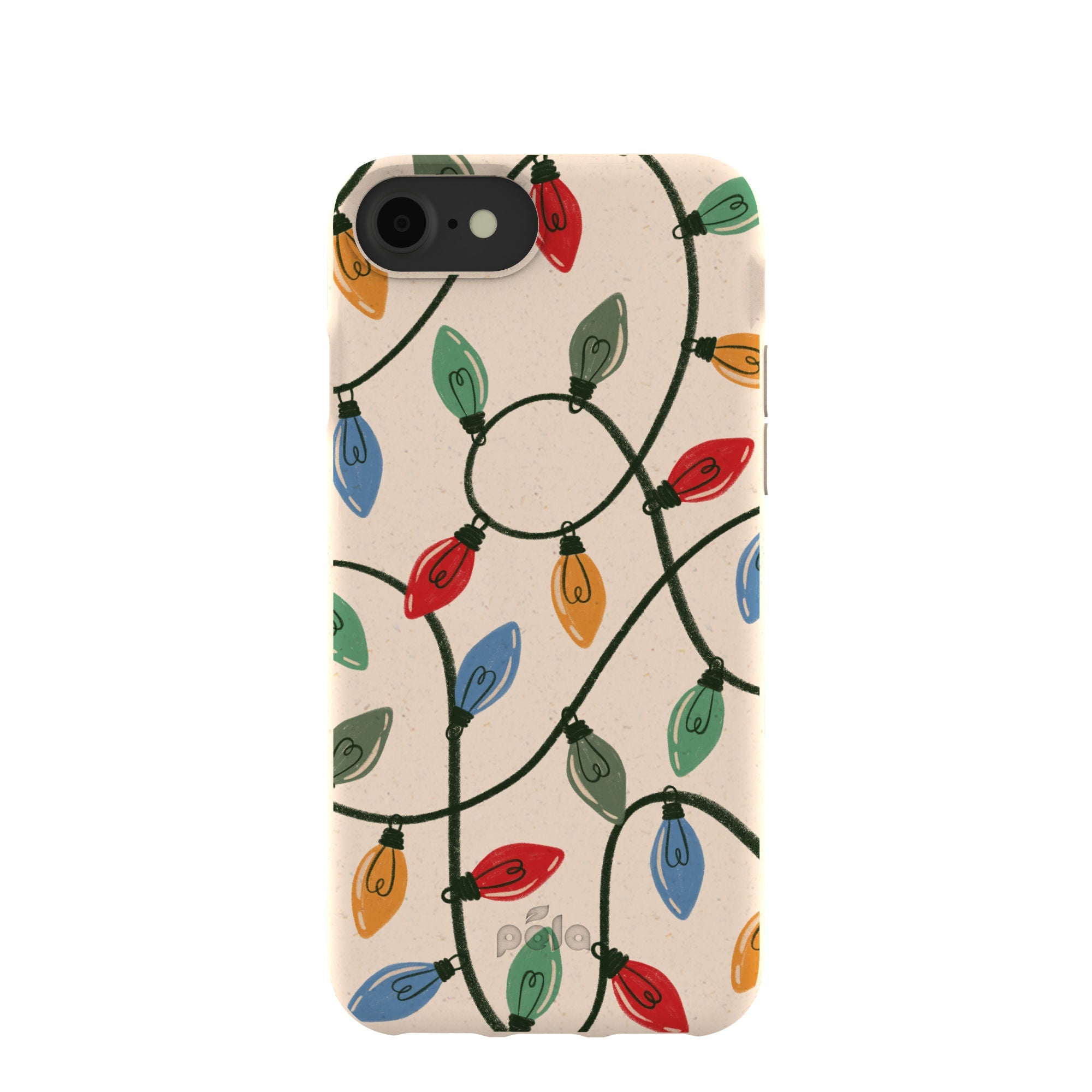 Seashell Holiday Lights iPhone 6/6s/7/8/SE Case Refurbished - Pela Case refurbished available on Cerqular