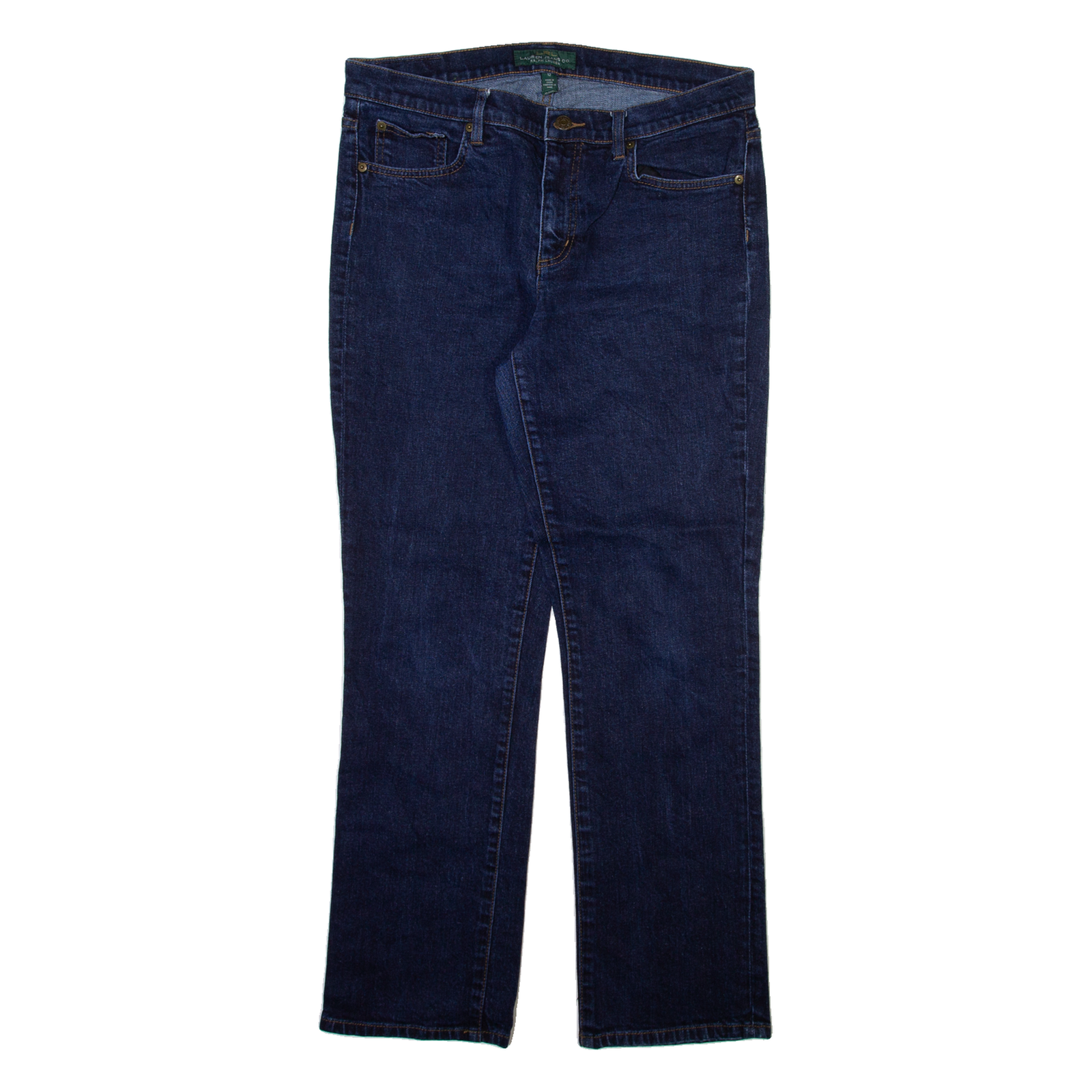 LAUREN RALPH LAUREN Womens Jeans Blue Regular Straight W32 L30 Refurbished - N/A refurbished available on Cerqular