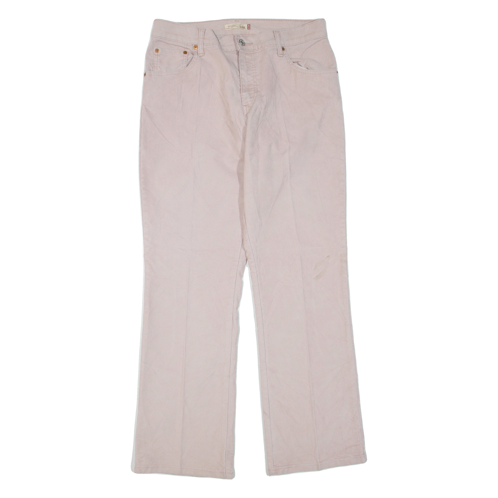 LEVI'S 550 Womens Corduroy Trousers Pink Relaxed Bootcut W32 L32 Refurbished - N/A refurbished available on Cerqular