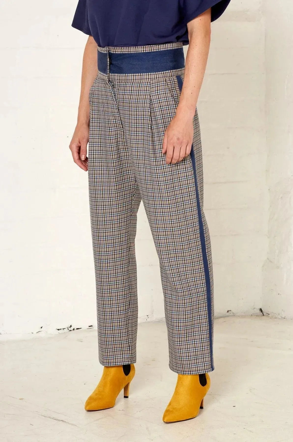 Buy Monica Trousers (Blue) | size: S Refurbished - $156.00 Monica Trousers (Blue) | size: S Refurbished - N/A refurbished available on Cerqular