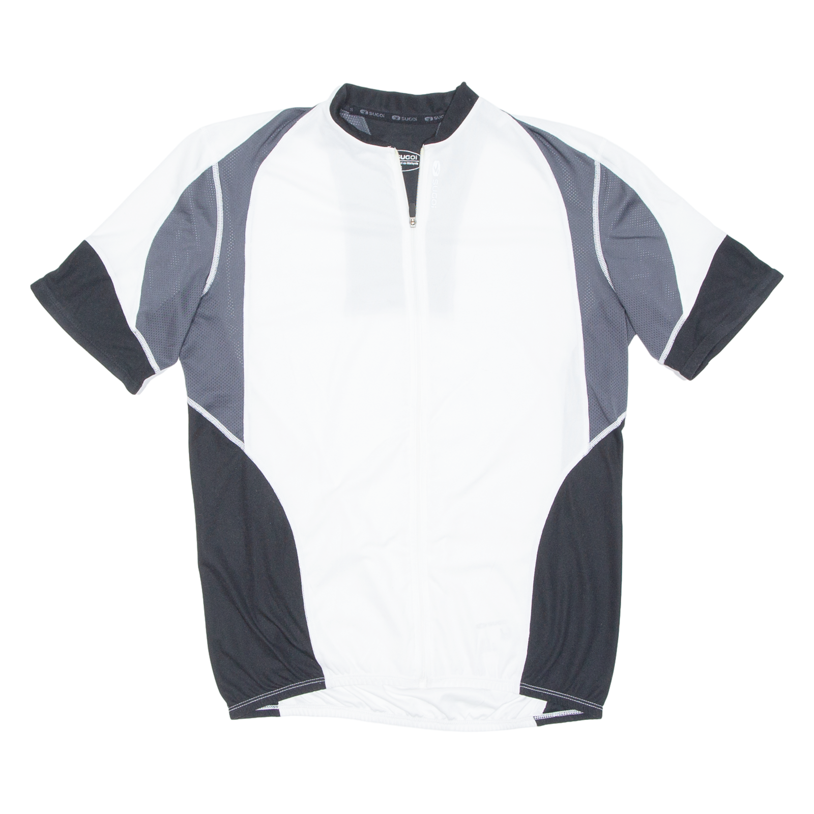 Cycling Mens Jersey White 1/2 Zip L Refurbished - N/A refurbished available on Cerqular