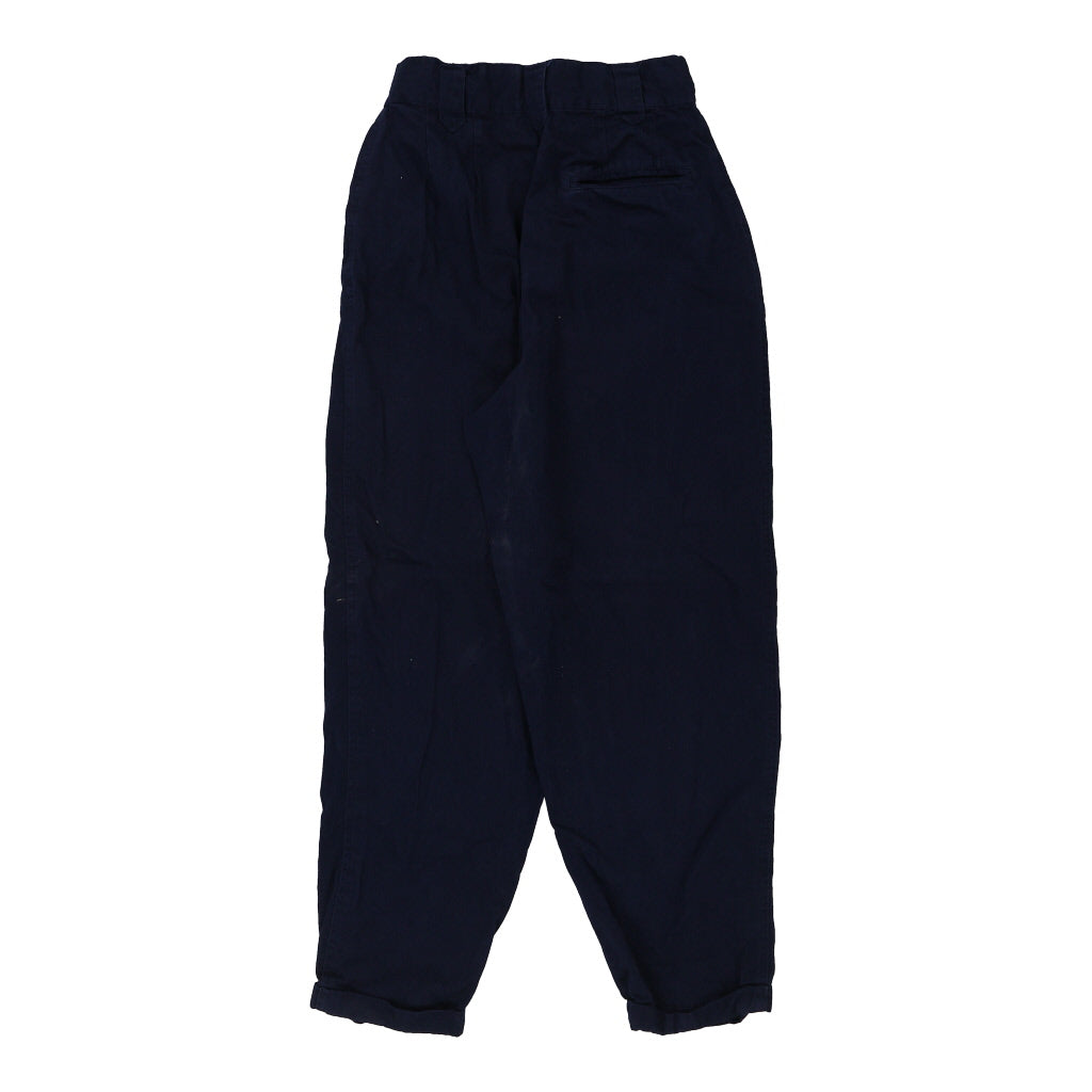 Marsh Landing Trousers - 26W UK 6 Navy Cotton Refurbished - Thrifted (note: this is a term often used to describe second- refurbished available on Cerqular
