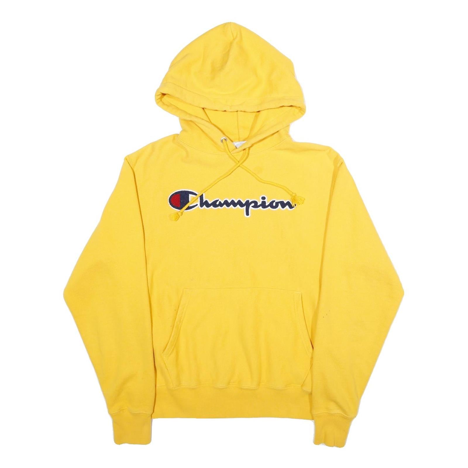 Buy CHAMPION REVERSE WEAVE Mens Yellow Pullover Hoodie M Classic Script Logo Refurbished - $45.49 CHAMPION REVERSE WEAVE Mens Yellow Pullover Hoodie M Classic Script Logo Refurbished - N/A refurbished available on Cerqular