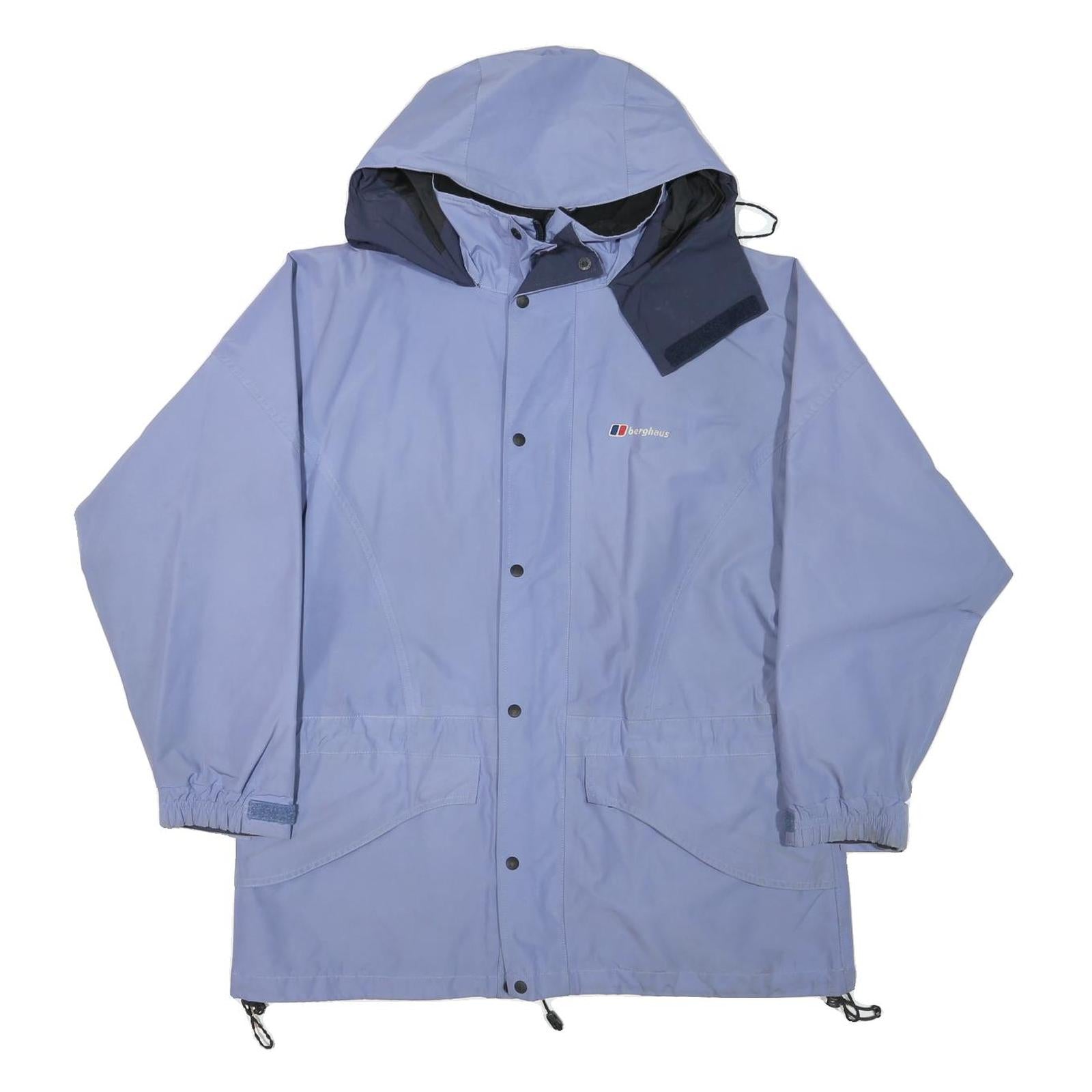 BERGHAUS Womens Blue Outdoor Zip Jacket L Polyester Blend Hooded Casual Refurbished - N/A refurbished available on Cerqular