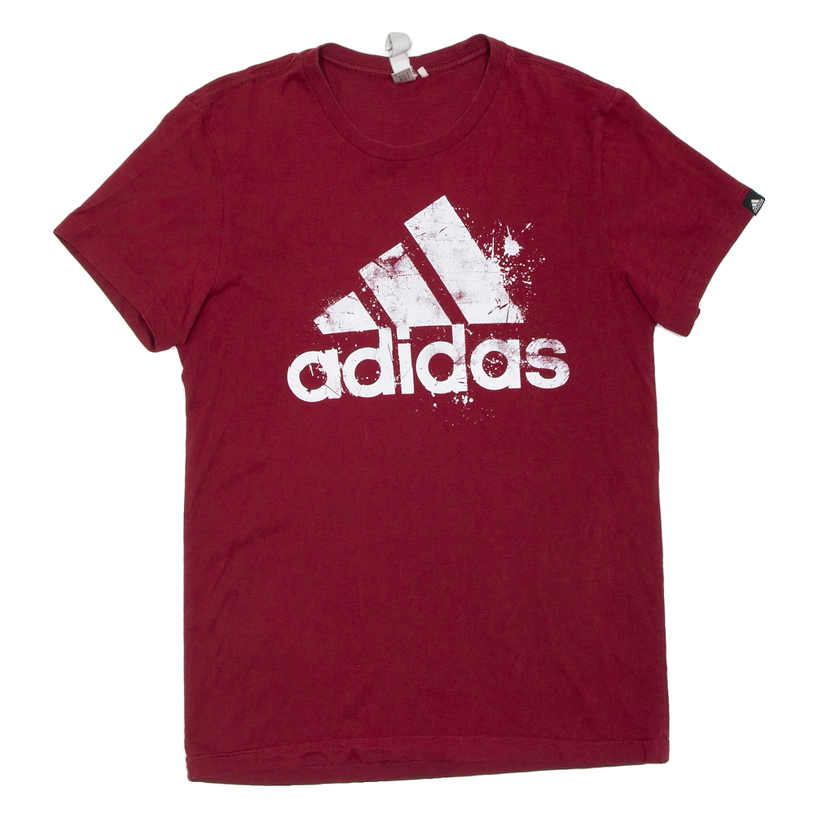 ADIDAS Mens T-Shirt Maroon S Refurbished - N/A refurbished available on Cerqular