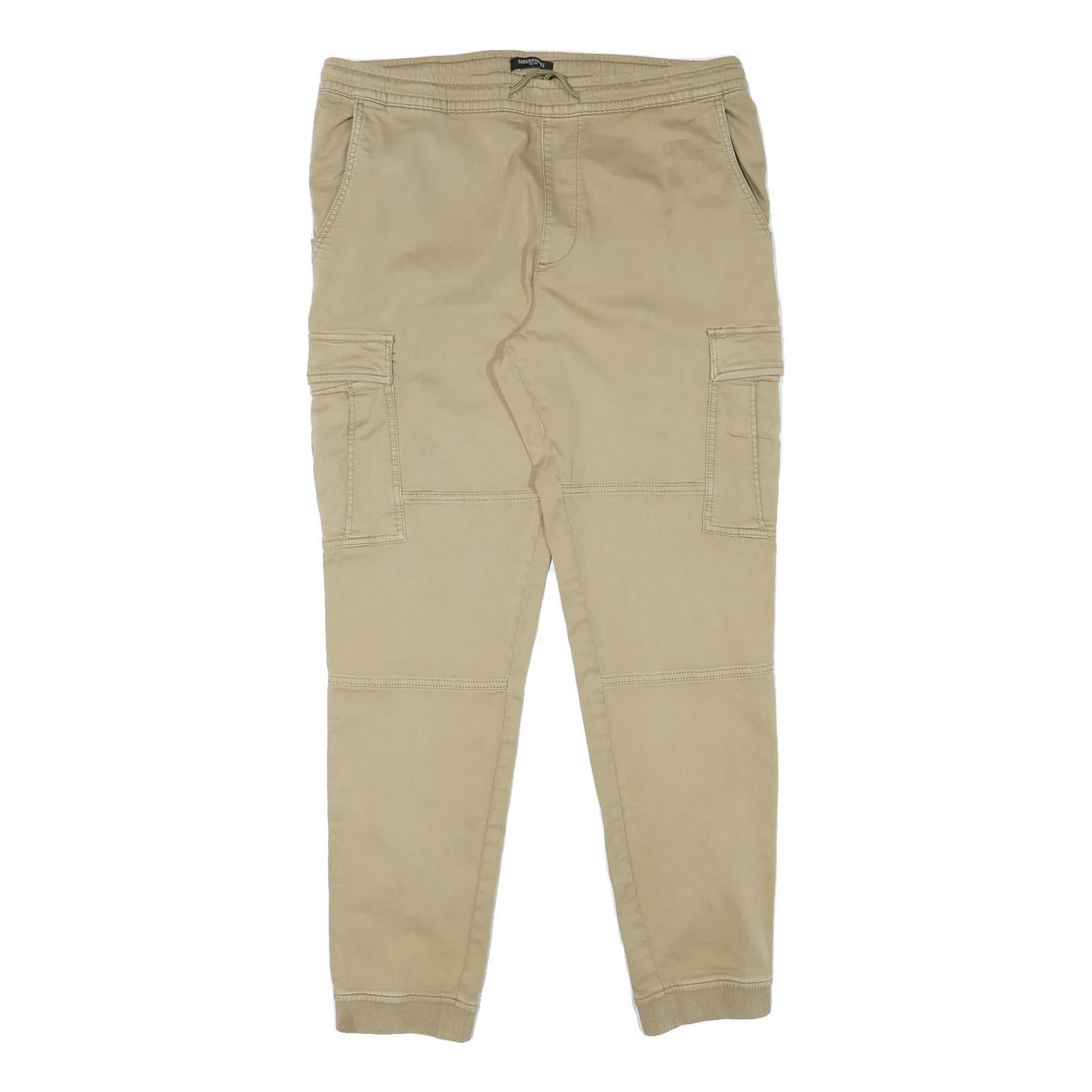 Buy CLOCKHOUSE Mens Slim Beige Cargo Trousers W36 L31 Drawstring Cotton Blend Refurbished - $20.79 CLOCKHOUSE Mens Slim Beige Cargo Trousers W36 L31 Drawstring Cotton Blend Refurbished - N/A refurbished available on Cerqular