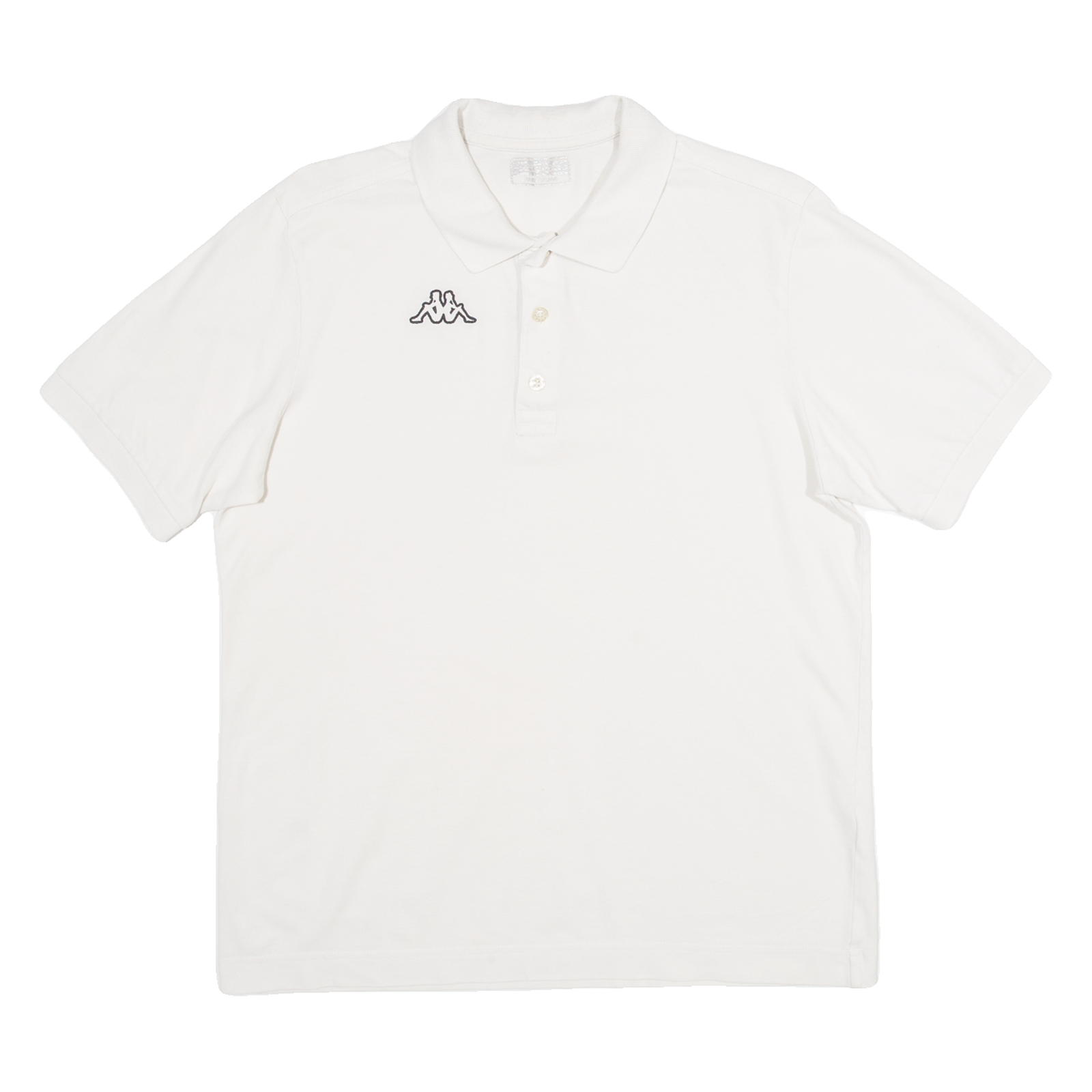 KAPPA Mens Polo Shirt Cream M Refurbished - N/A refurbished available on Cerqular