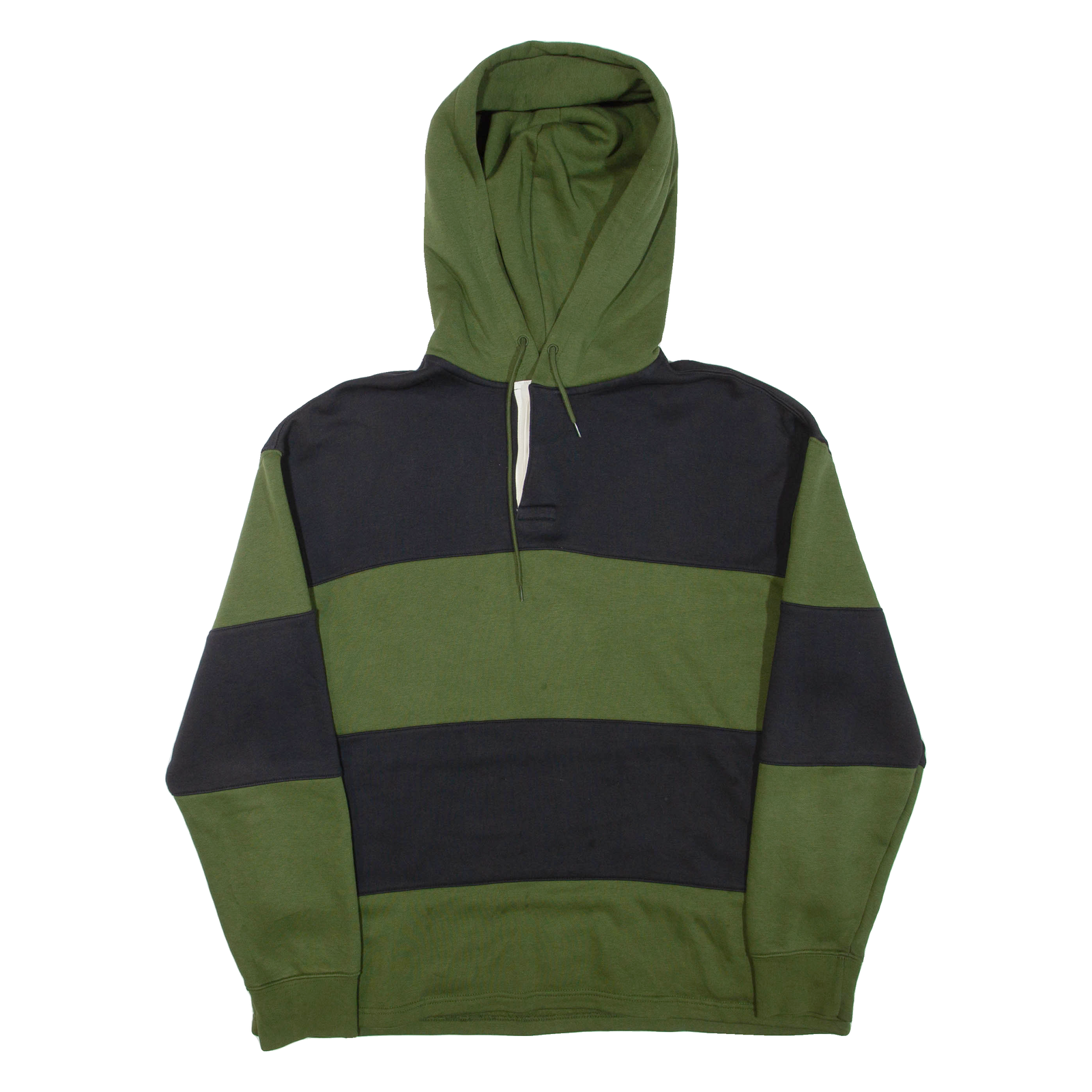 LEVI'S Button Neck Mens Green Hoodie M Refurbished - N/A refurbished available on Cerqular