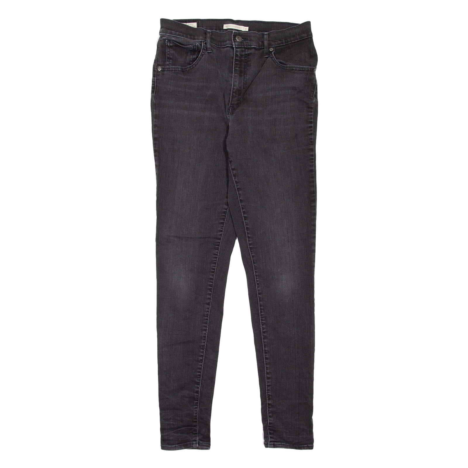 LEVI'S Mile High BIG E Womens Jeans Grey Slim Skinny W31 L32 Refurbished - N/A refurbished available on Cerqular