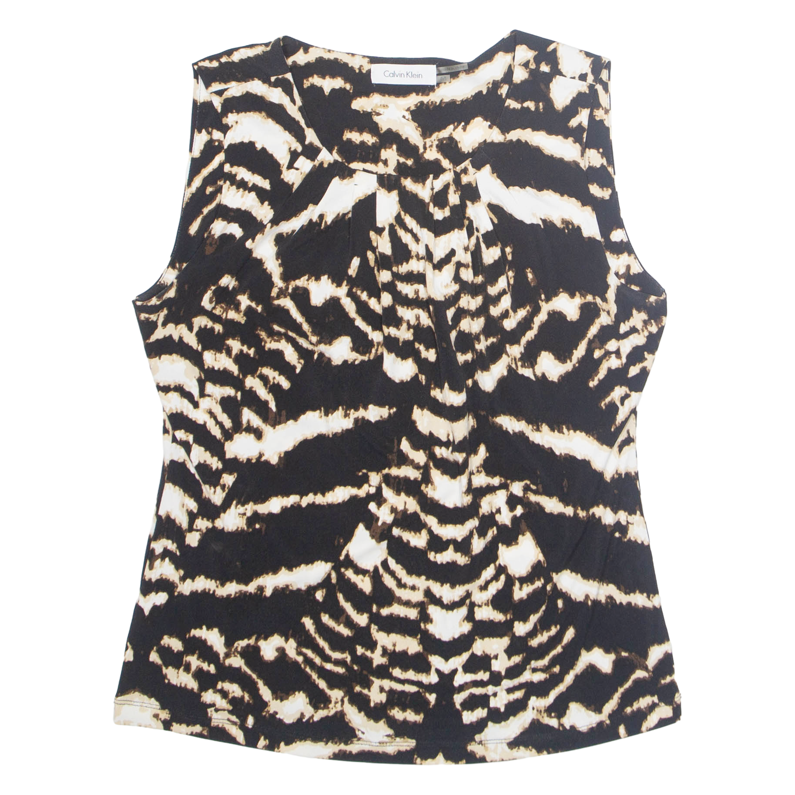 Buy CALVIN KLEIN Womens Printed Shirt Black Sleeveless Animal Print M Refurbished - $28.59 CALVIN KLEIN Womens Printed Shirt Black Sleeveless Animal Print M Refurbished - N/A refurbished available on Cerqular