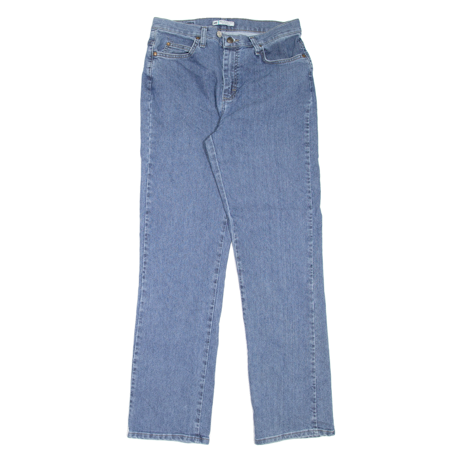 LEE Womens Jeans Blue Relaxed Straight W30 L32 Refurbished - N/A refurbished available on Cerqular