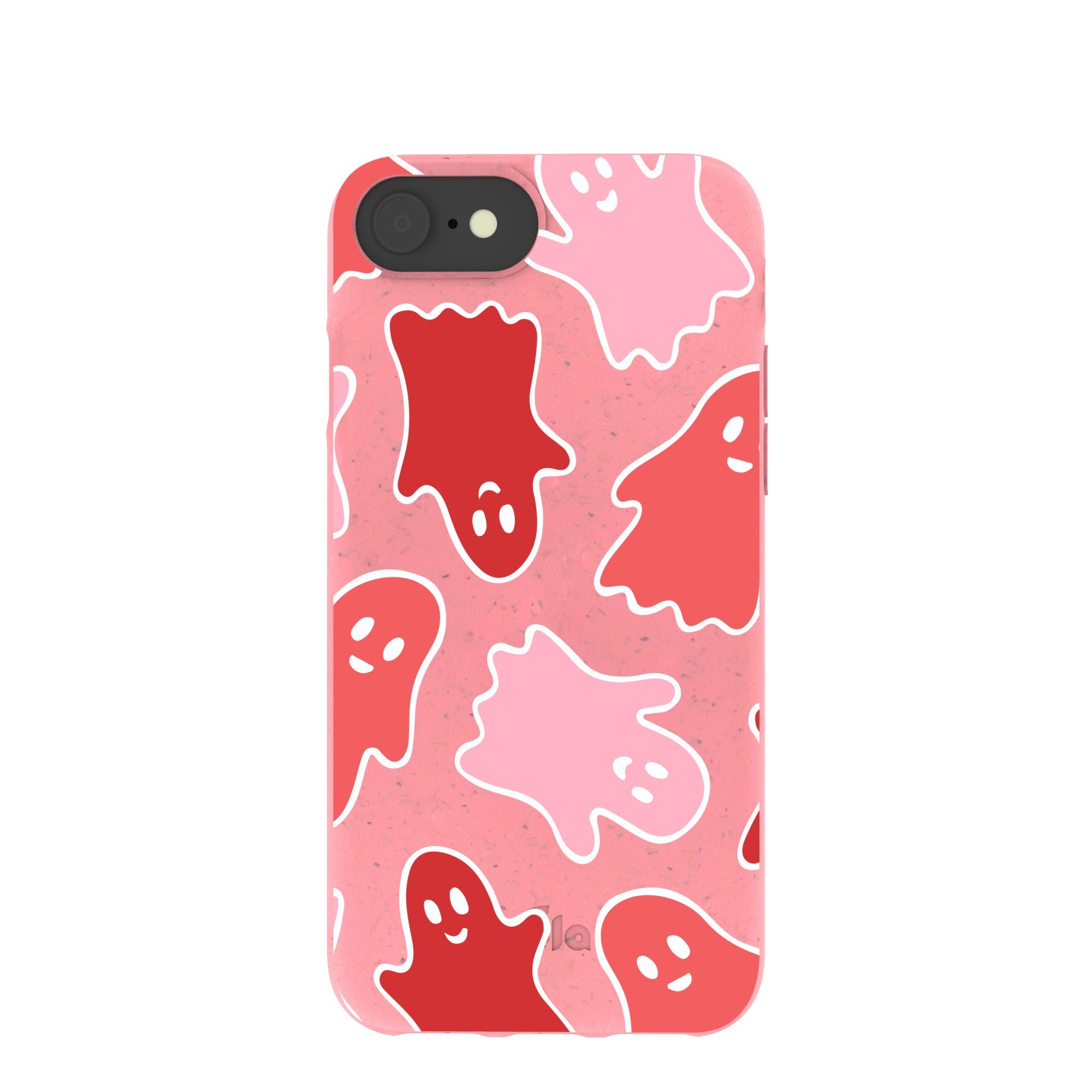 Bubblegum Pink Phantom Pals iPhone 6/6s/7/8/SE Case Refurbished - Pela Case refurbished available on Cerqular