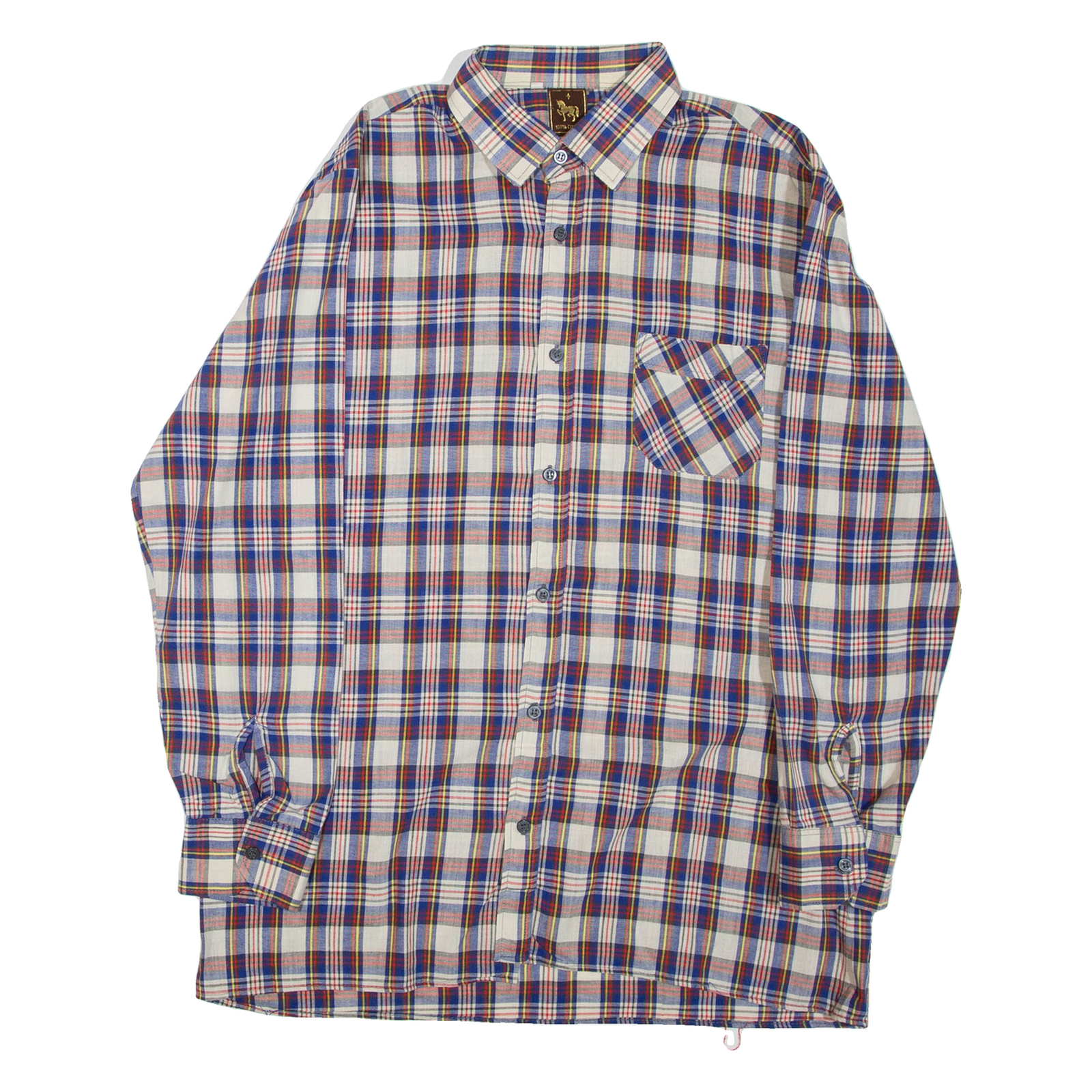 Buy Mens Shirt Blue Check Long Sleeve L Refurbished - $18.19 Mens Shirt Blue Check Long Sleeve L Refurbished - N/A refurbished available on Cerqular