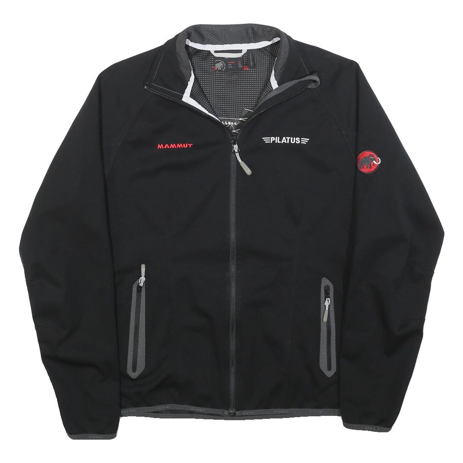 MAMMUT Womens Black Pilatus Jacket XL Polyester Blend Zip Outdoor Sportswear Refurbished - N/A refurbished available on Cerqular