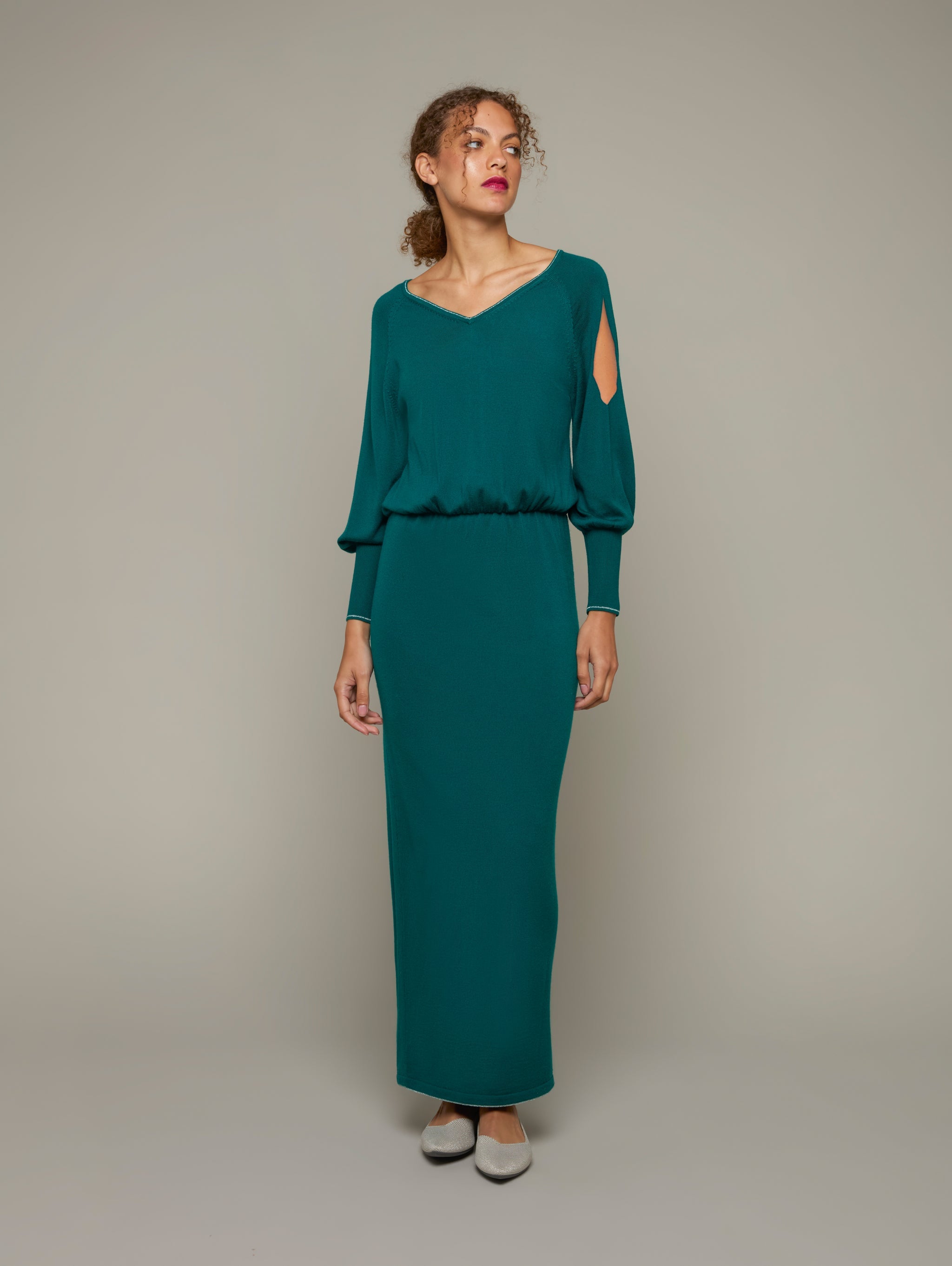 KYLE | Merino Knit Maxi Dress | Size: M Refurbished - N/A refurbished available on Cerqular